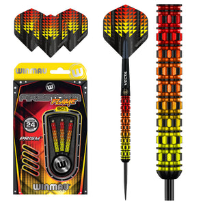 Winmau Firestorm Flame - 90% Tungsten Darts - Straight - 22g 24g 26g