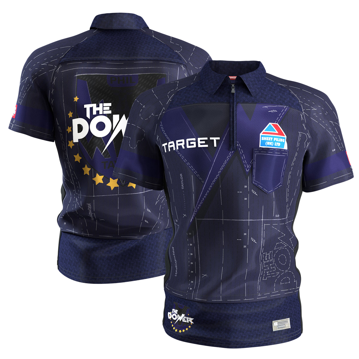 Target Phil Taylor - The Power - Dart Shirt - 2027 - Small - 4XL