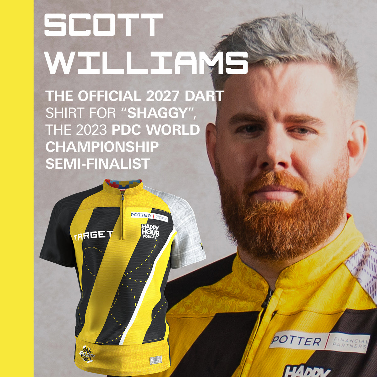 Target Scott Williams - Shaggy - Dart Shirt - 2027 - Small - 4XL