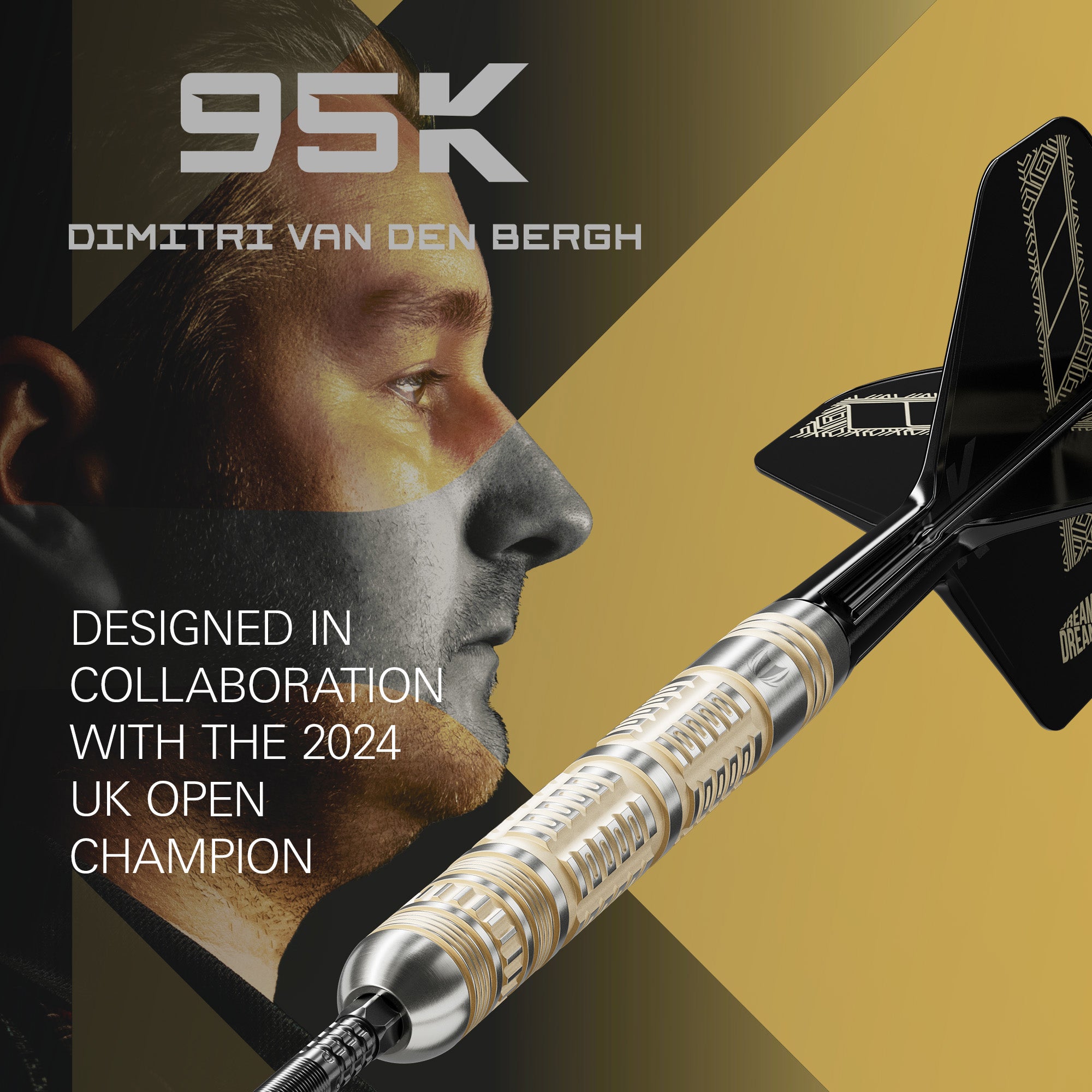 Target Dimitri Van Den Bergh 95K - 95% Tungsten Darts - 22g 23g 24g