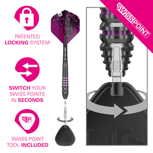 Target Lorraine Winstanley G2 - 90% Tungsten Darts - Swiss Points - 24g