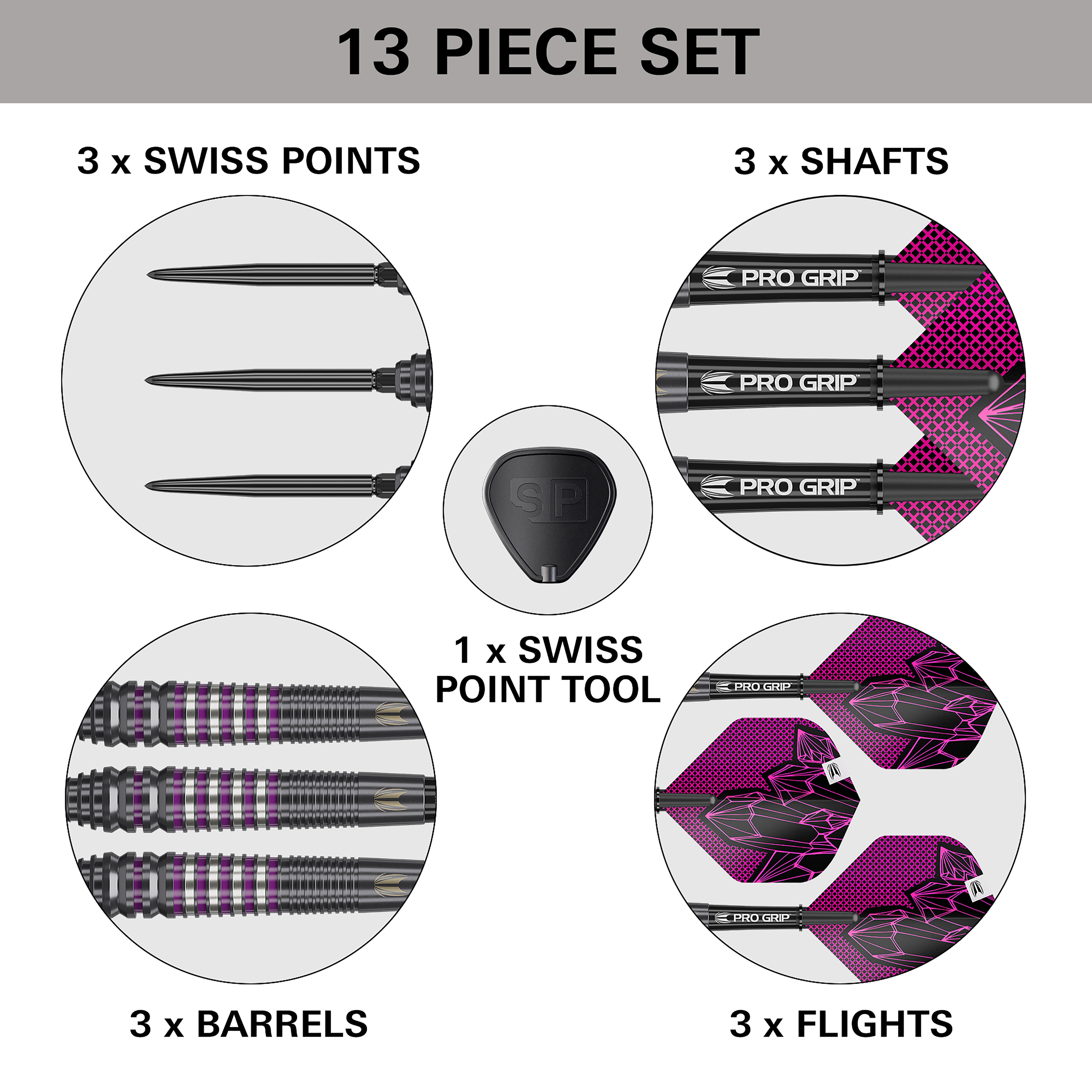 Target Lorraine Winstanley G2 - 90% Tungsten Darts - Swiss Points - 24g