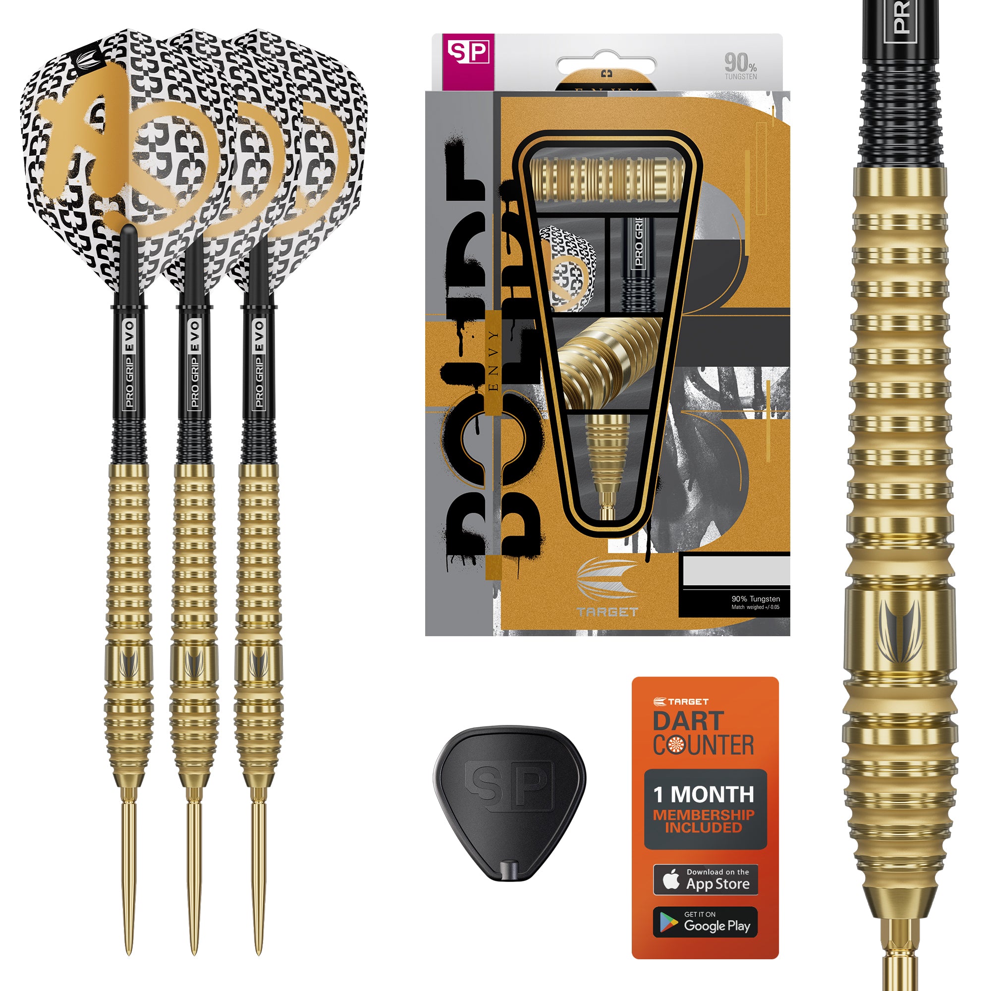 Target Bolide Envy 03 - 90% Tungsten Darts - Swiss Point - 22g 24g 26g