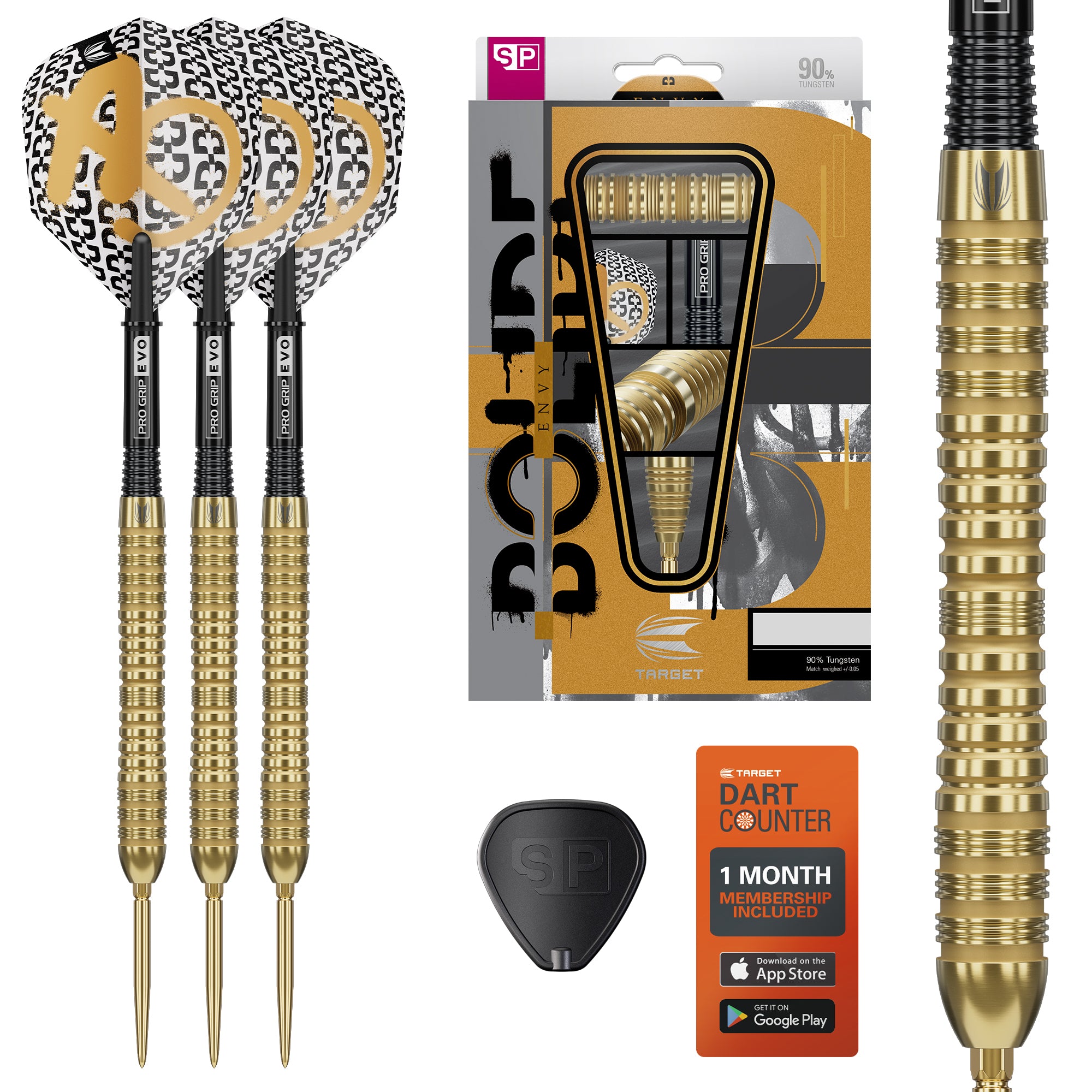 Target Bolide Envy 04 - 90% Tungsten Darts - Swiss Point - 21g 23g 25g
