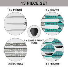 Target Hydro 01 - 90% Tungsten Darts - Swiss Points - 22g 23g 24g