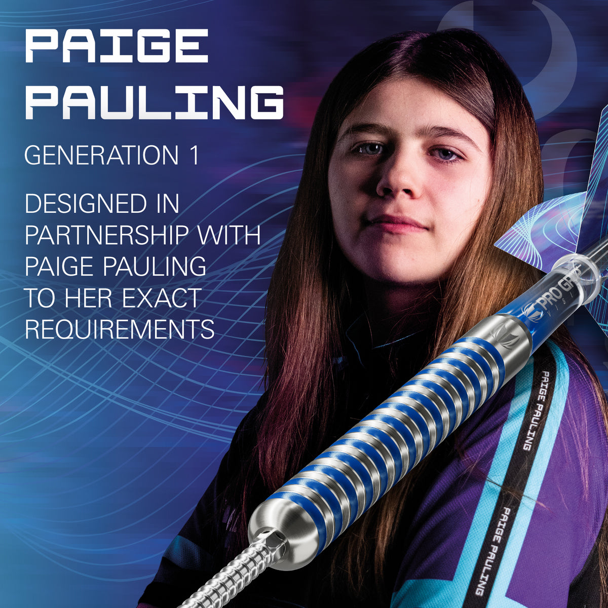 Target Paige Pauling -  90% Tungsten SP Steel Tip Darts - 22g