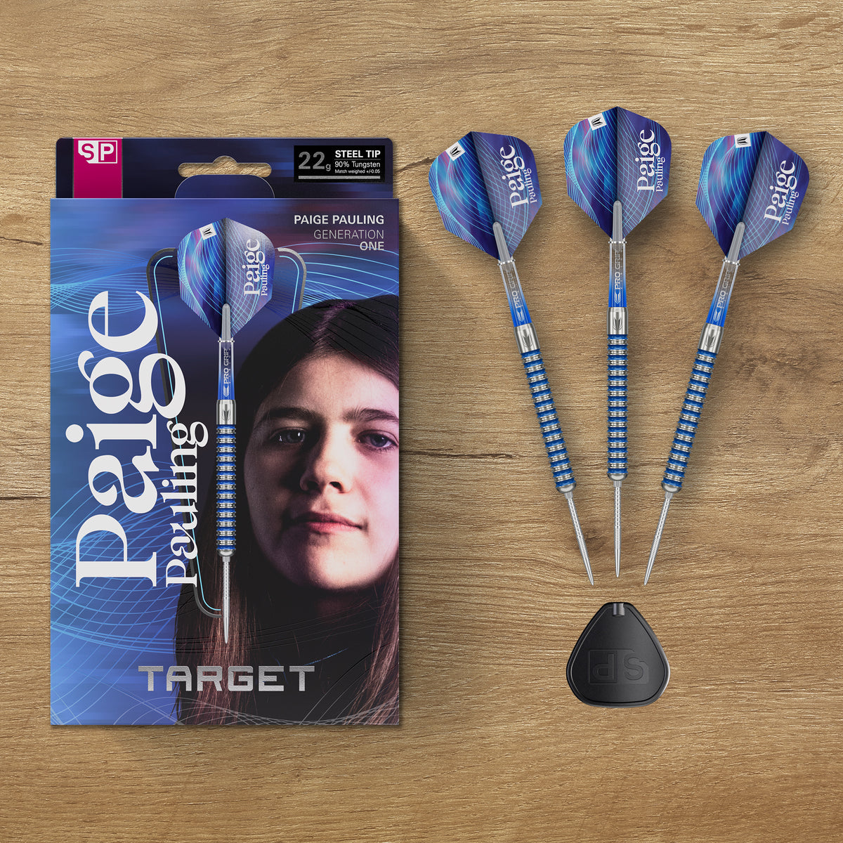 Target Paige Pauling -  90% Tungsten SP Steel Tip Darts - 22g