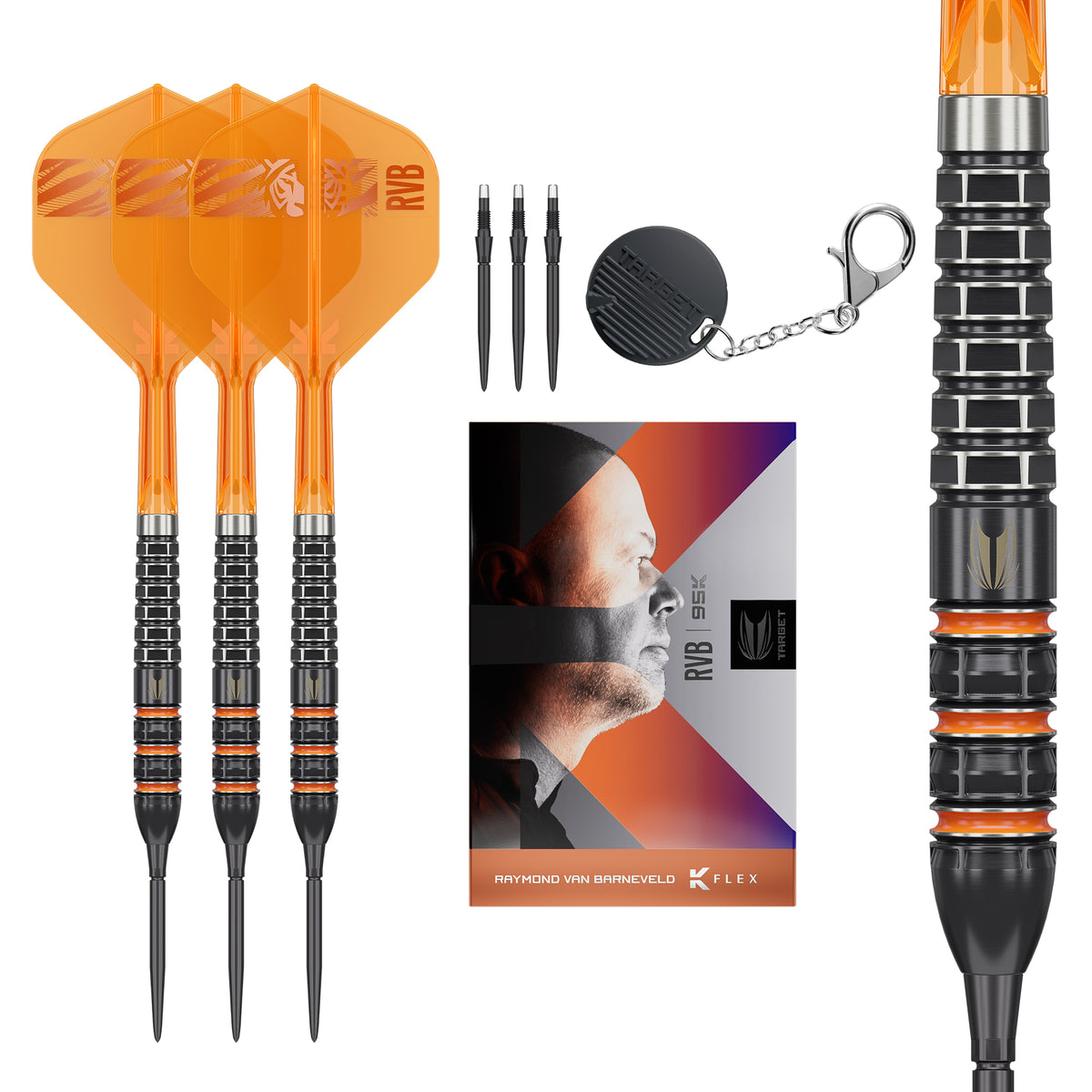 Target Raymond Van Barneveld - 95K - SP Steel Tip Darts - 21g 23g 25g