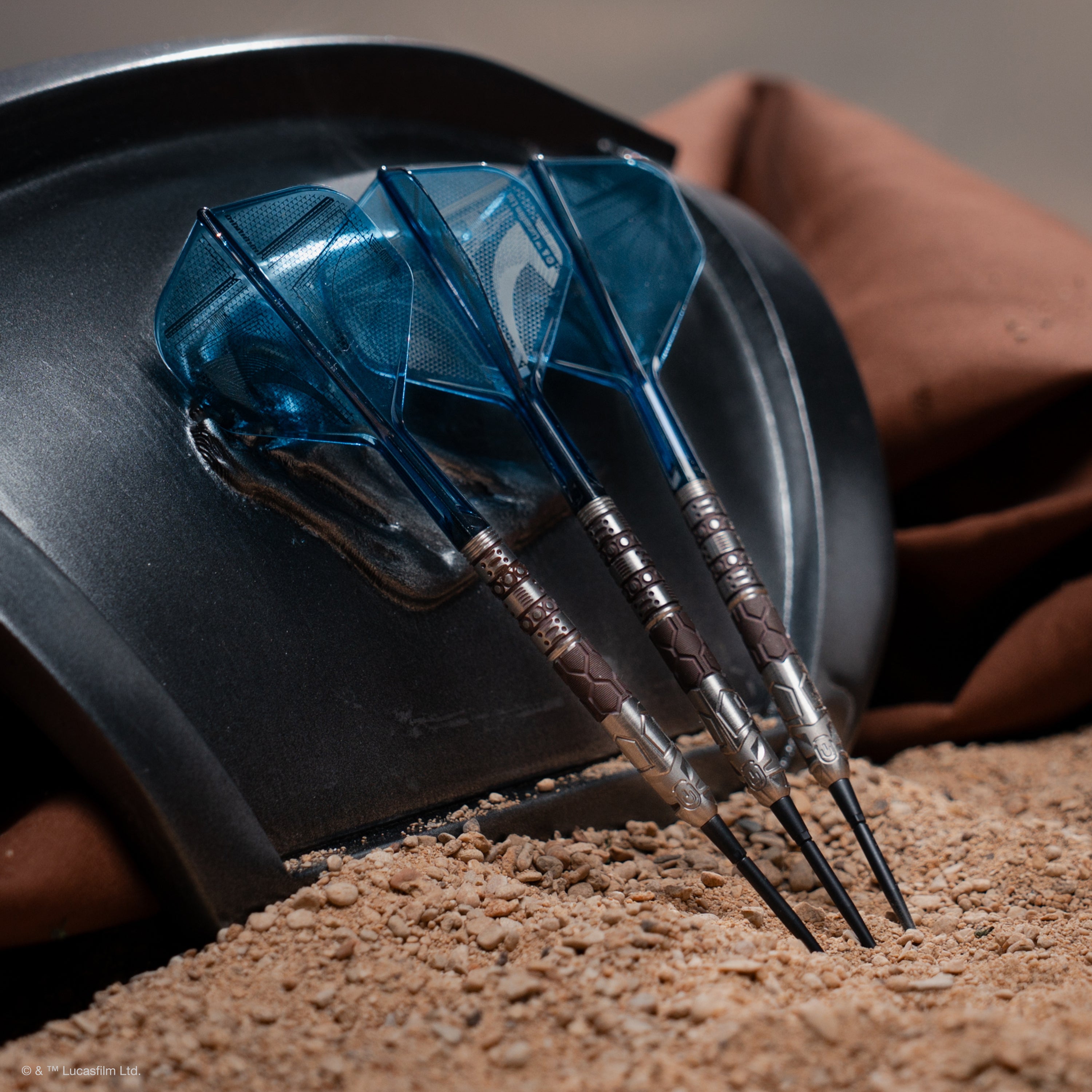 Target Darts Star Wars Mandalorian - 95% Tungsten - Swiss Steel Tip Darts - 22g 24g 26g
