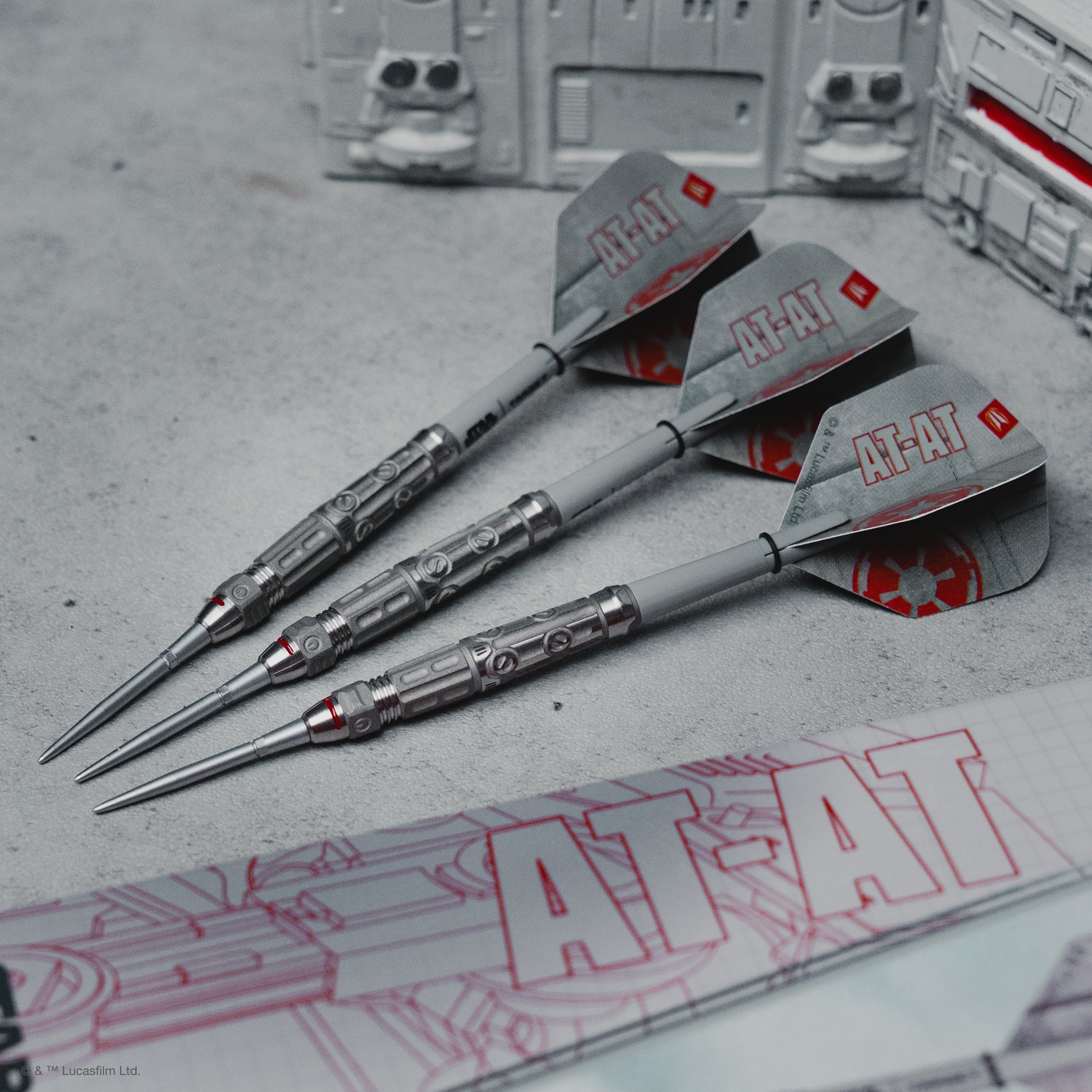 Target Darts Star Wars AT-AT - 90% Tungsten Darts - Swiss Point - 23g 24g 25g