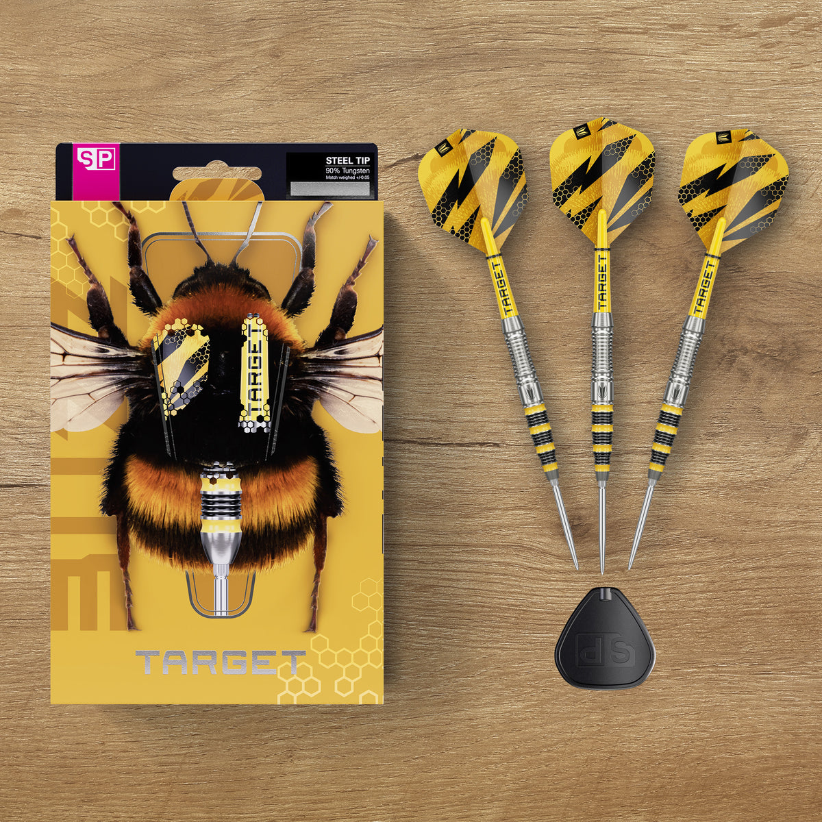 Target Buzz SP03 - 90% Tungsten Steel Tip Darts - 23g 25g