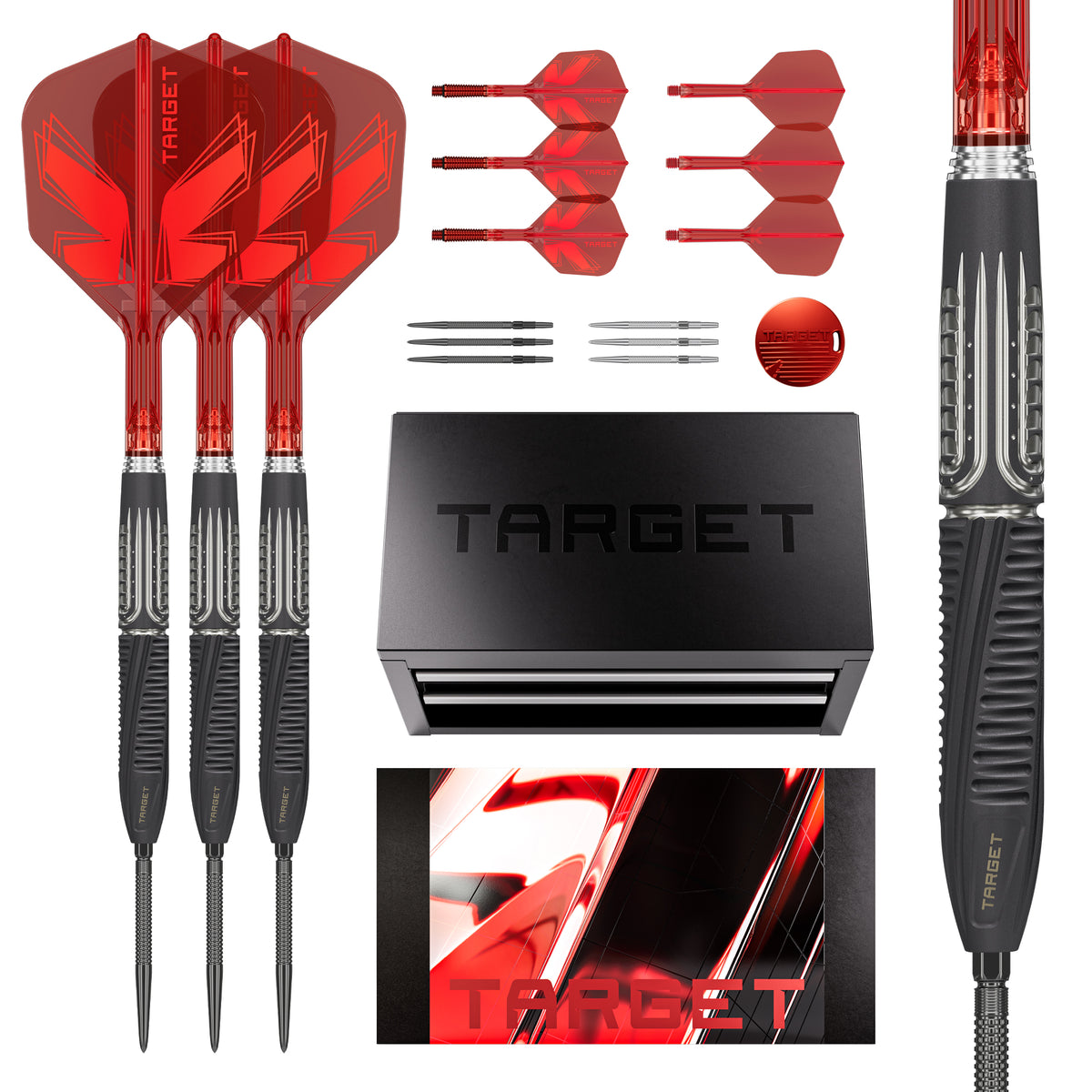 Target Shift - 90% Tungsten - SP Steel Tip Darts - 23g 24g 25g