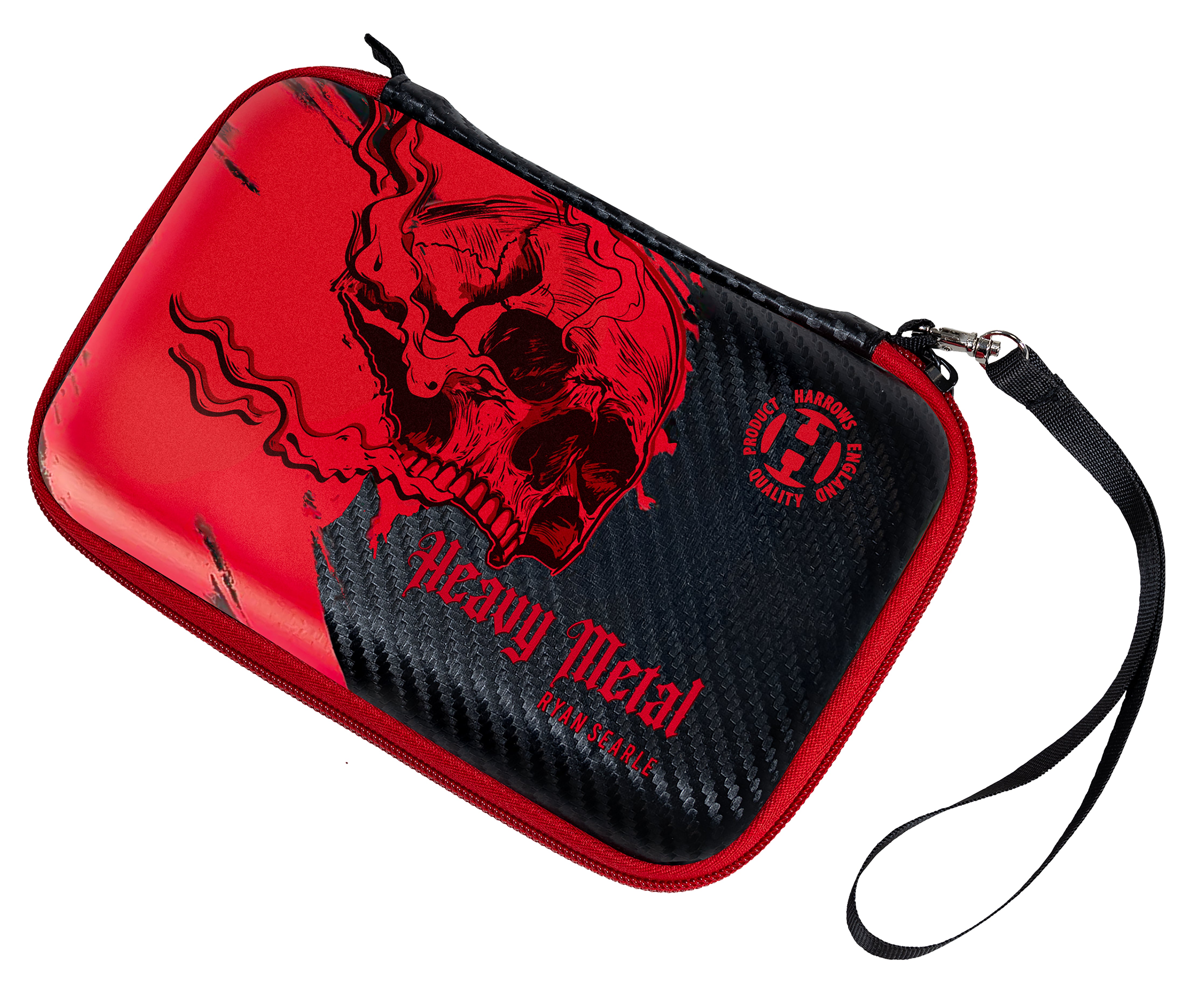 Harrows Ryan 'Heavy Metal' Searle - Series 2 - Pro 6 Darts Case - Red