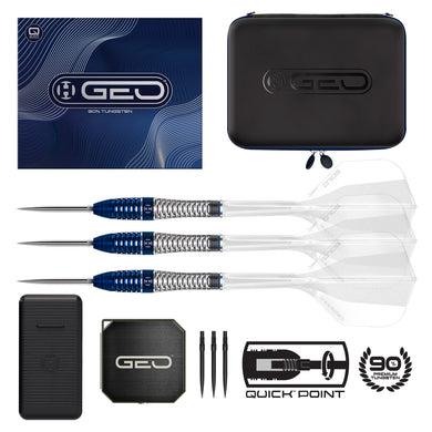 Harrows Geo 03 Bomb - 90% Tungsten - Quick Point Darts - 23g 25g