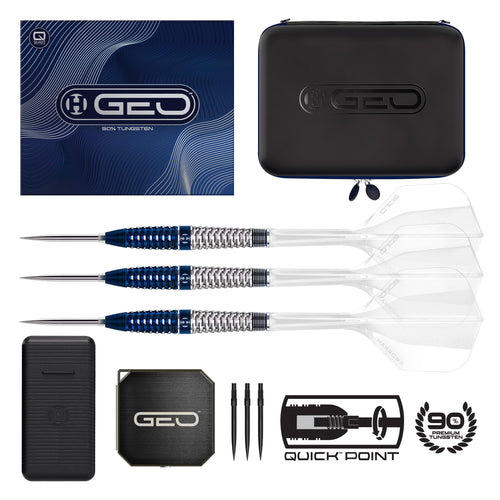 Harrows Geo 02 Torpedo - 90% Tungsten - Quick Point Darts - 23g 24g