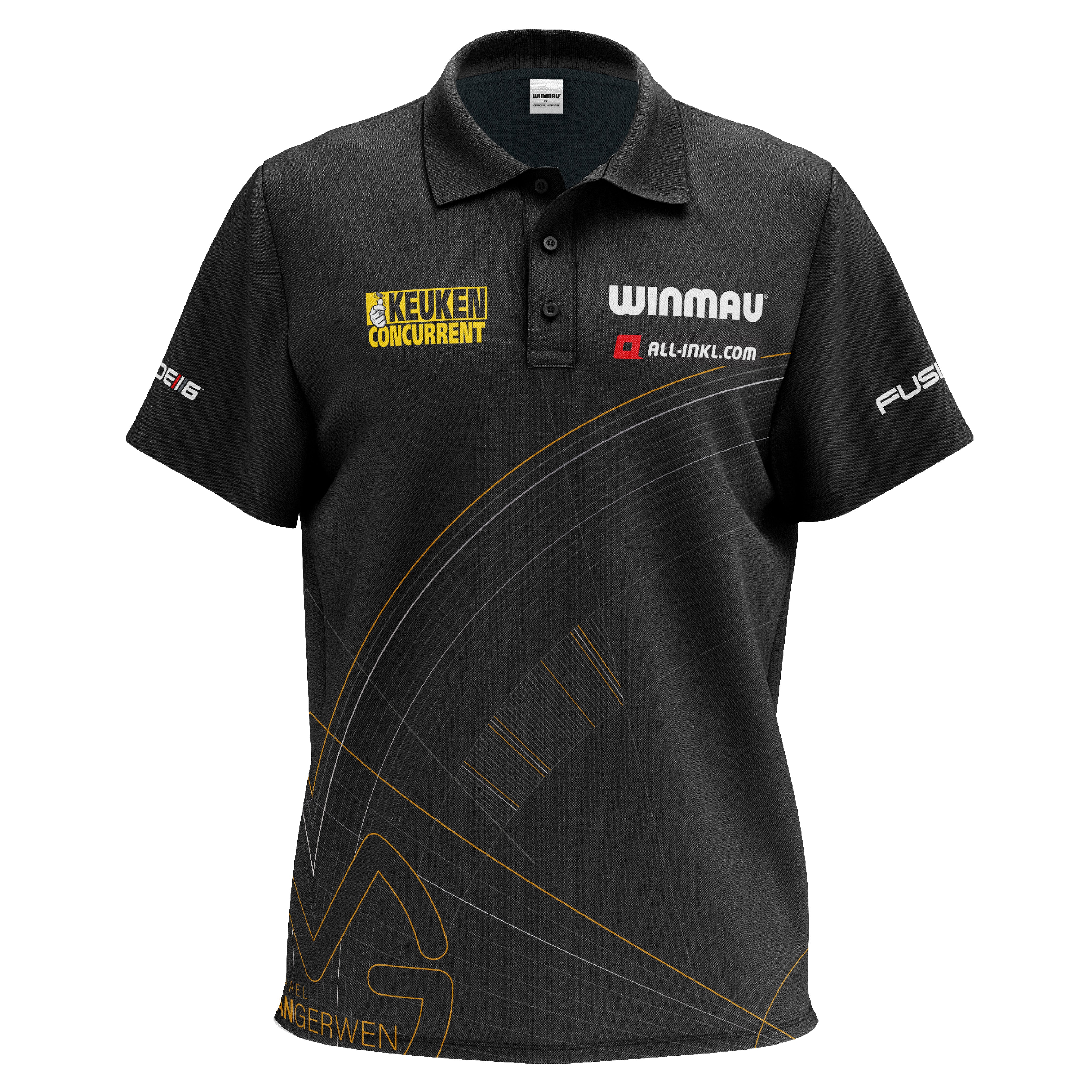 Winmau MvG Limited Edition Tour Polo Shirt - Small to 3XL
