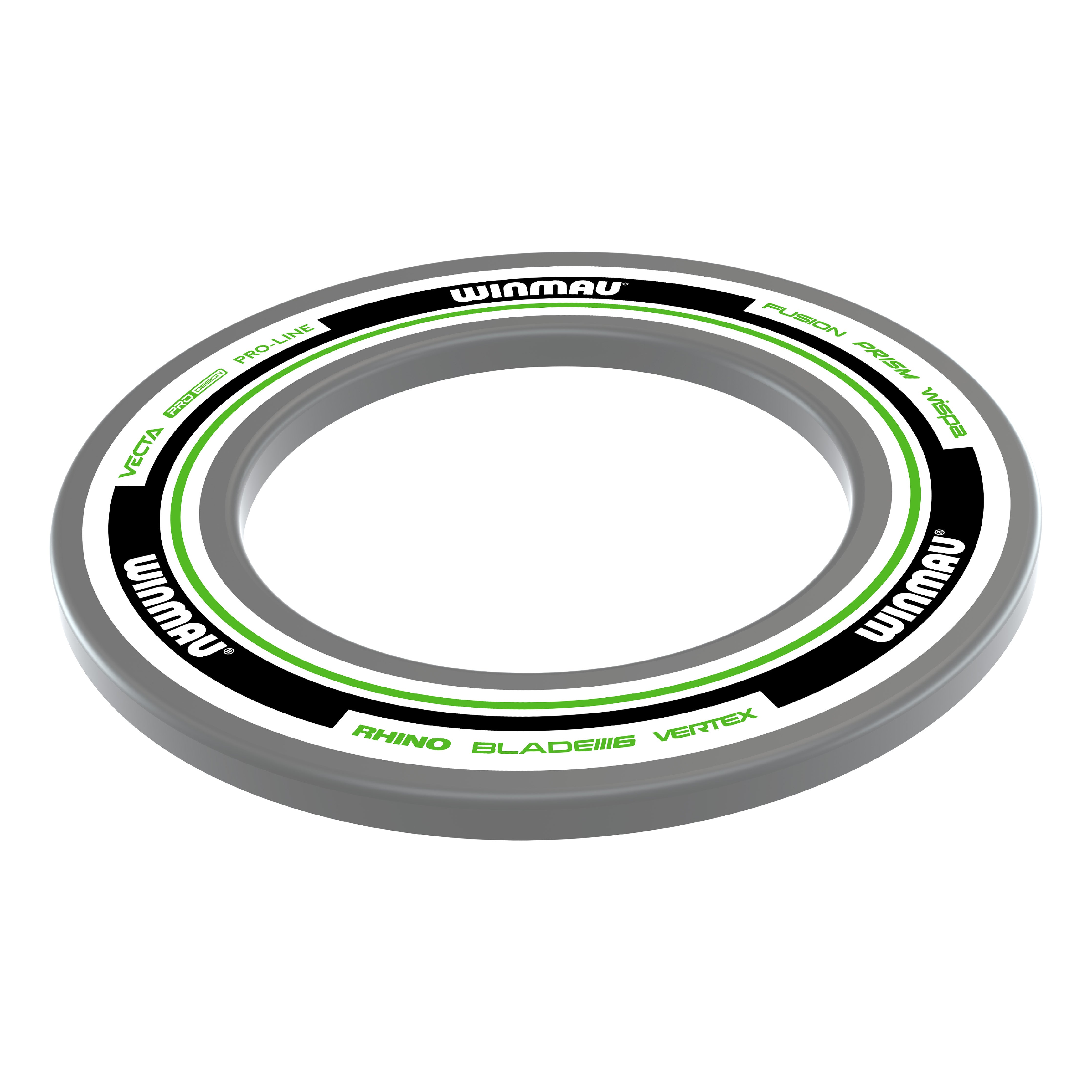 Winmau Advance White & Green Dartboard Surround