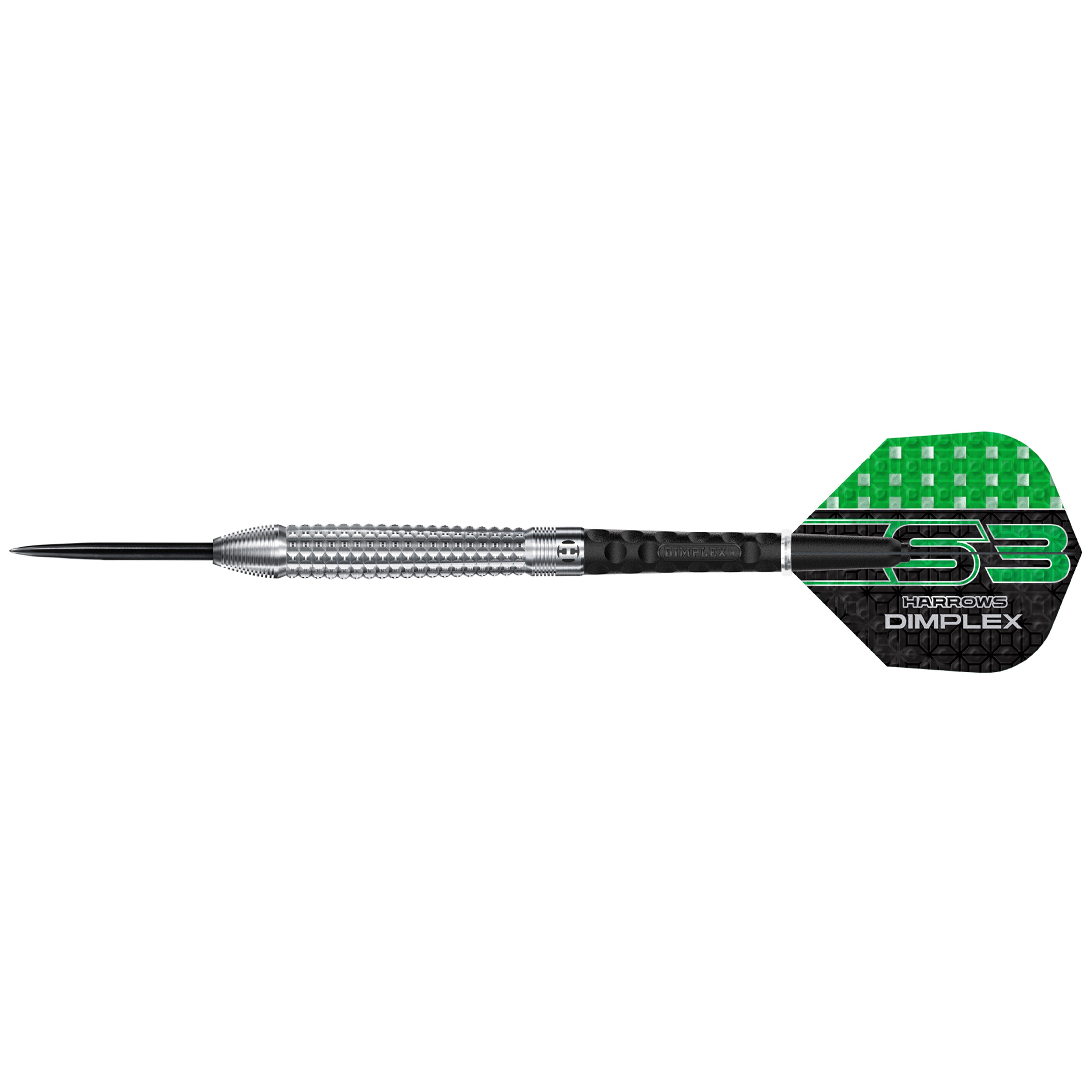 Harrows Dimplex S3 Tapered Steel Tip Darts Set - 90% Tungsten - 22g 23g 24g 26g