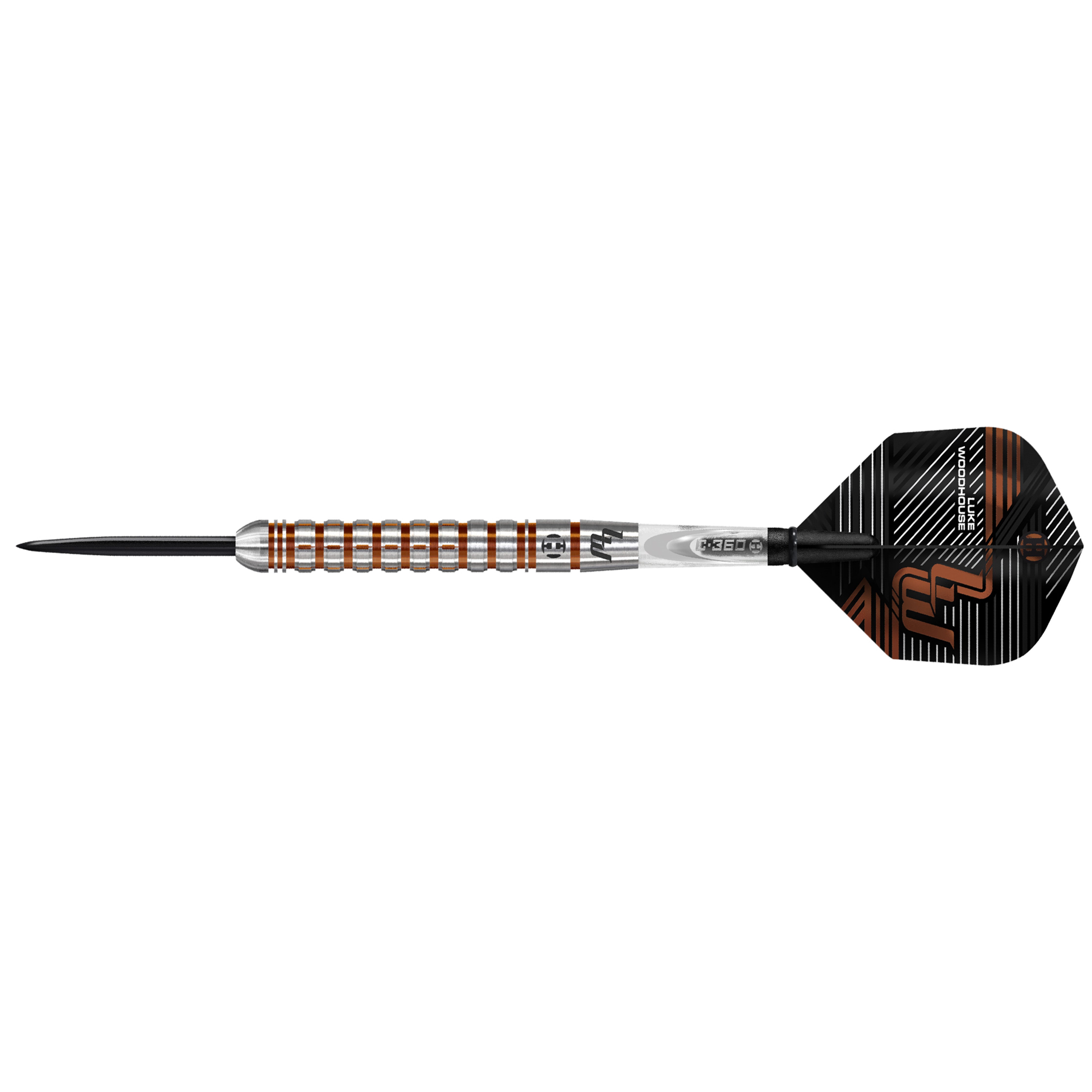 Harrows Luke 'Woody' Woodhouse Series 2 Steel Tip Darts Set - 90% Tungsten - 21g 23g 25g