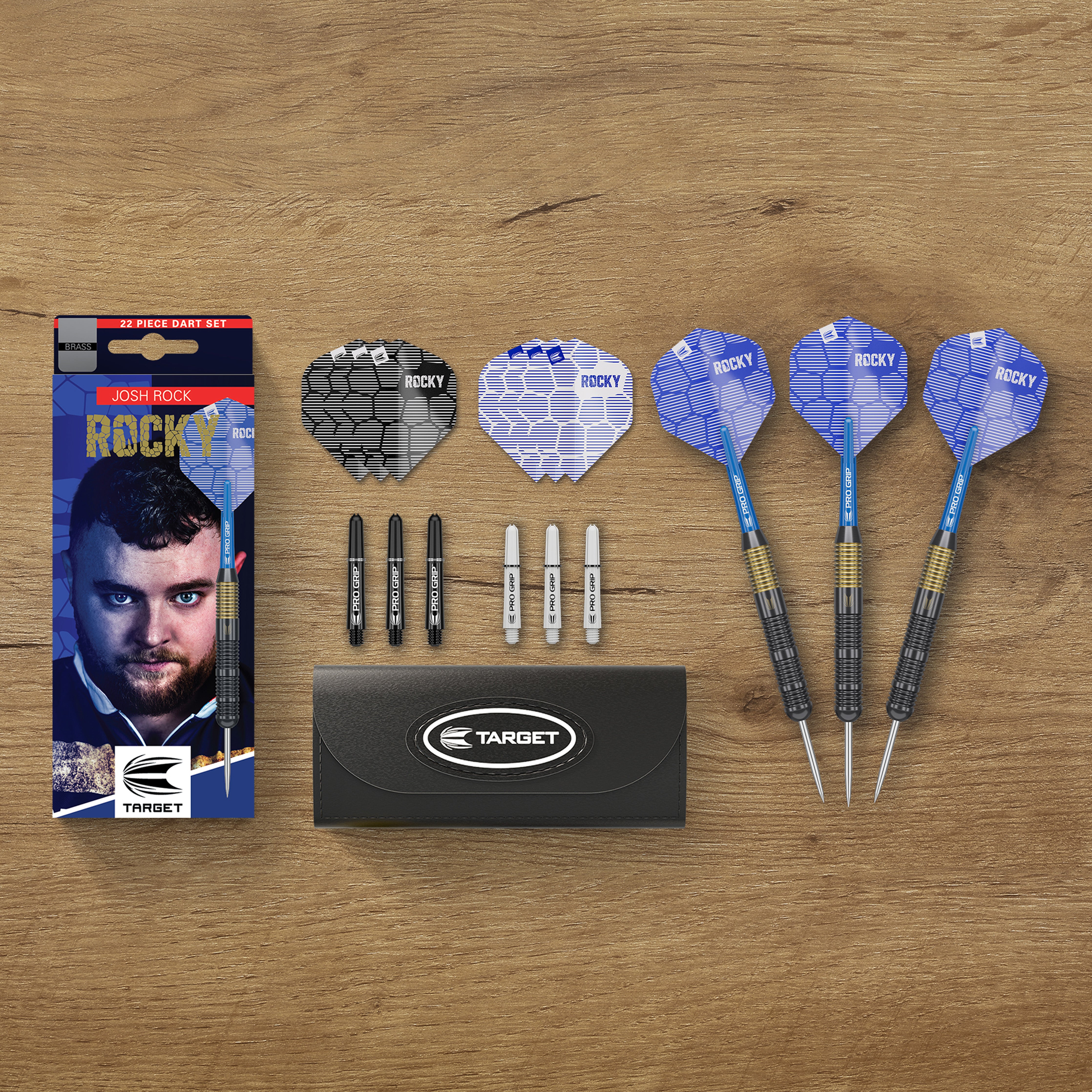 Target Josh Rock Brass Steel Tip Darts 2025 - 22g