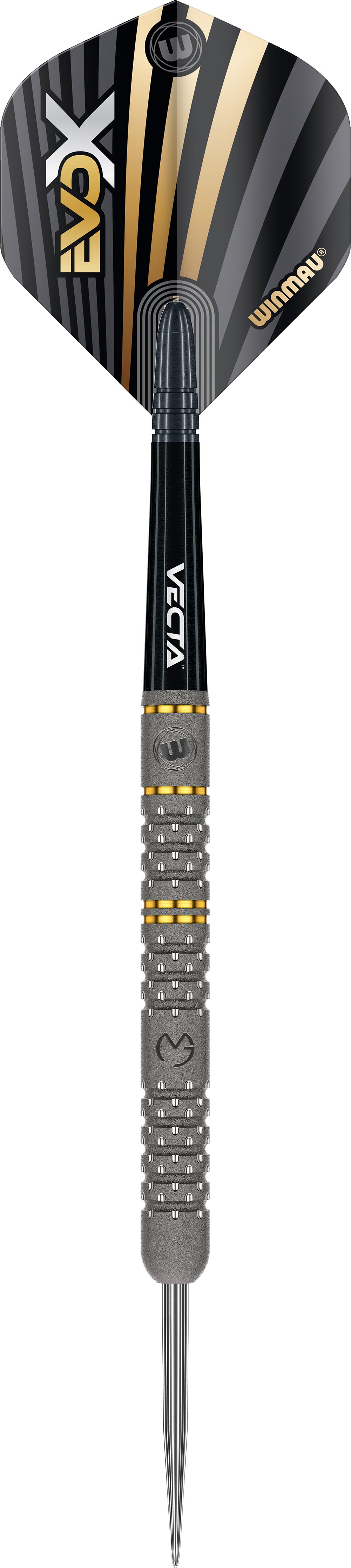 Winmau MVG Evo-X Steel Tip Darts 2025 - 90% Tungsten - 22.5g