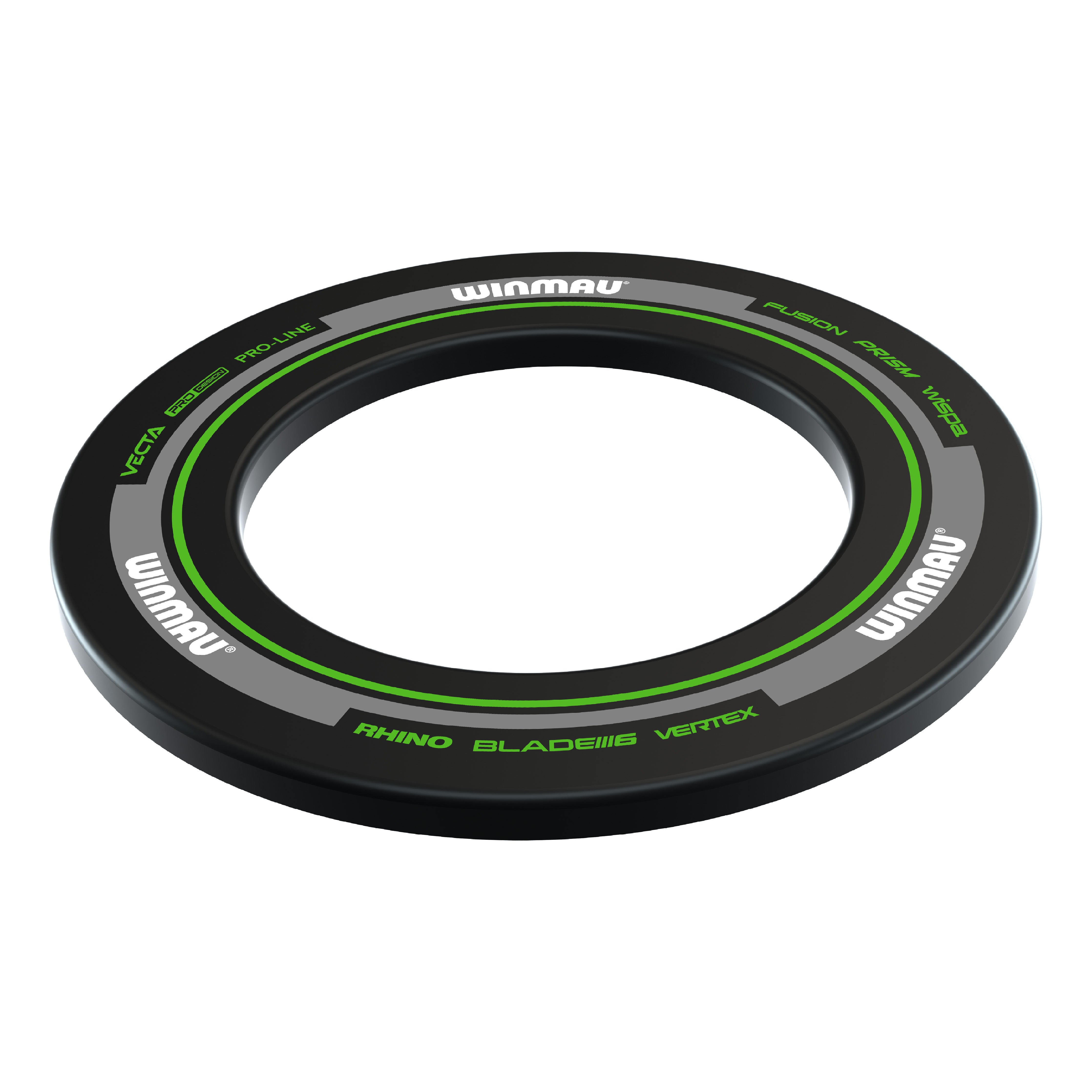 Winmau Advance Black & Green Dartboard Surround