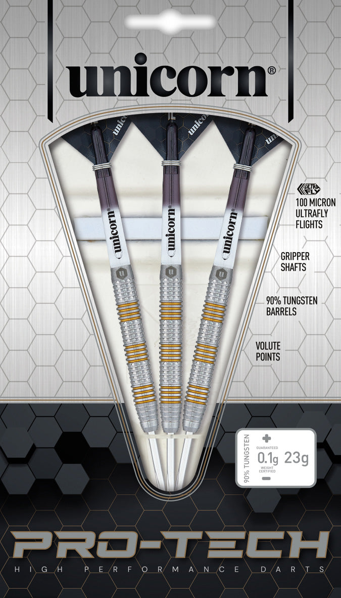 Unicorn Protech Style 3 - 90% Tungsten - Steel Tip Darts - 21g 23g 25g