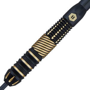 Unicorn Top Brass - Black & Gold Brass Darts - 19g