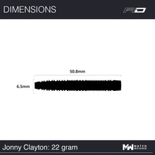 Red Dragon Jonny Clayton - 50 Years Player Edition - 90% Tungsten Darts - 22g