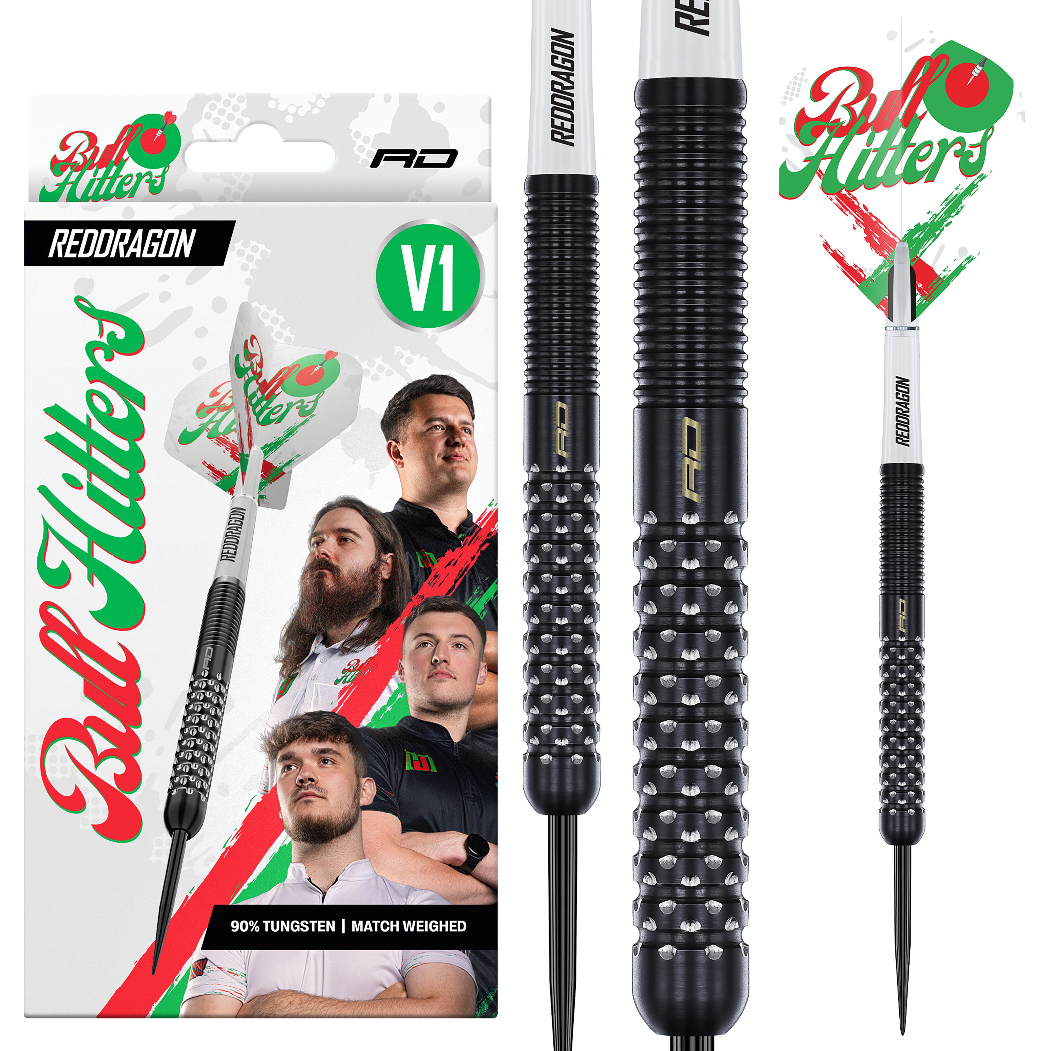 Red Dragon Bullhitters - 90% Tungsten Darts - 23g