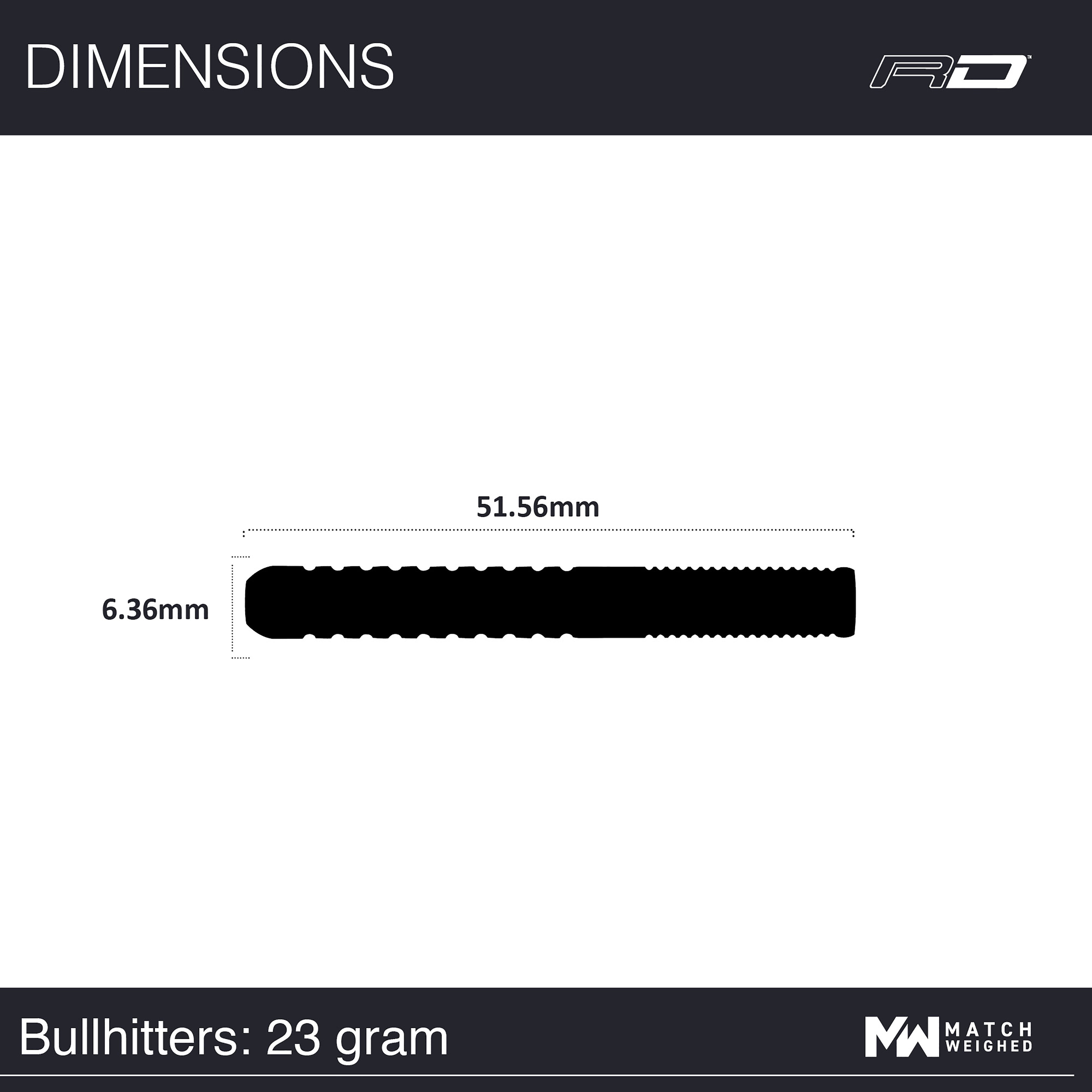 Red Dragon Bullhitters - 90% Tungsten Darts - 23g