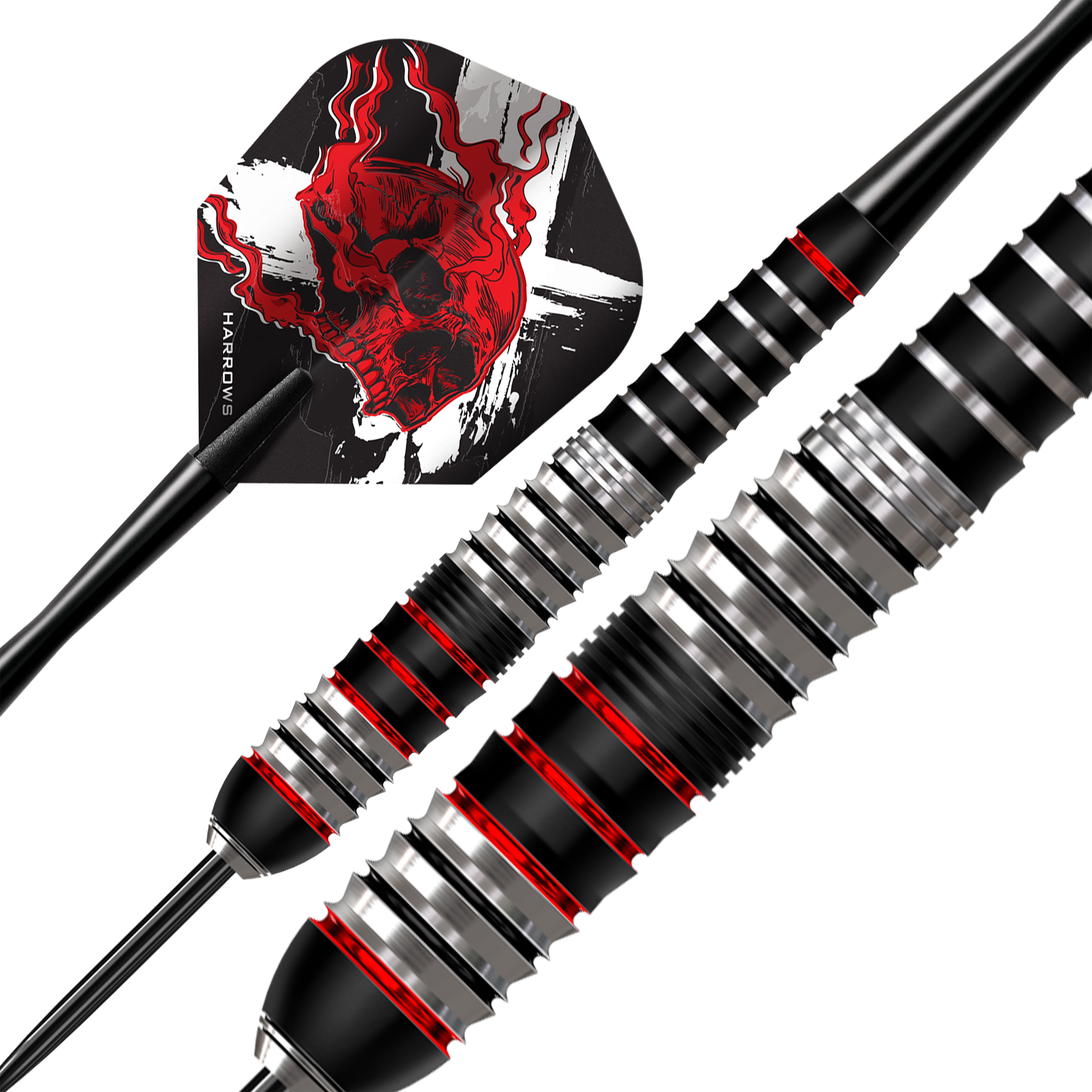 Harrows Heavy Metal - Stainless Steel Darts Set - 22g 24g 26g