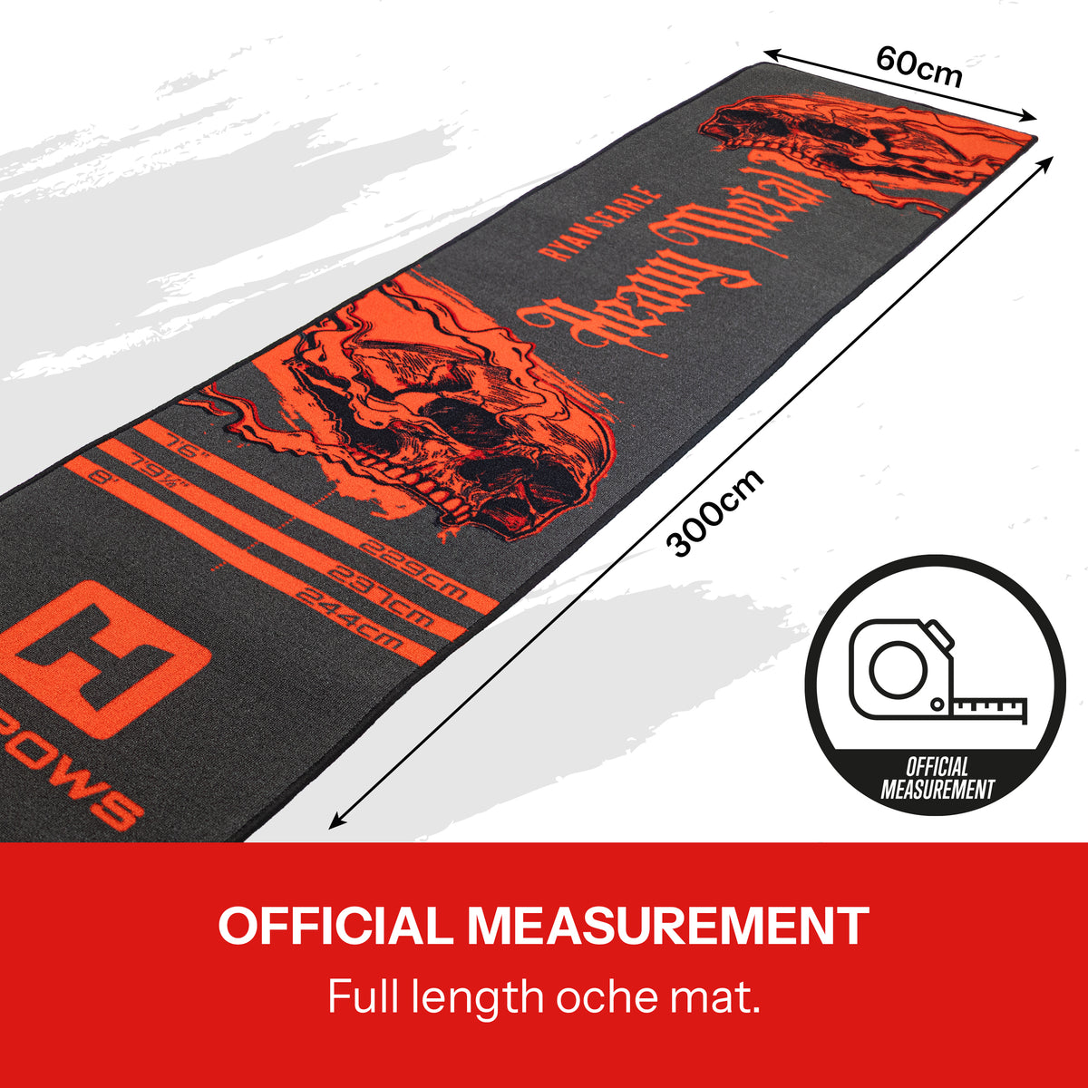 Harrows Ryan Searle Heavy Metal Dart Mat