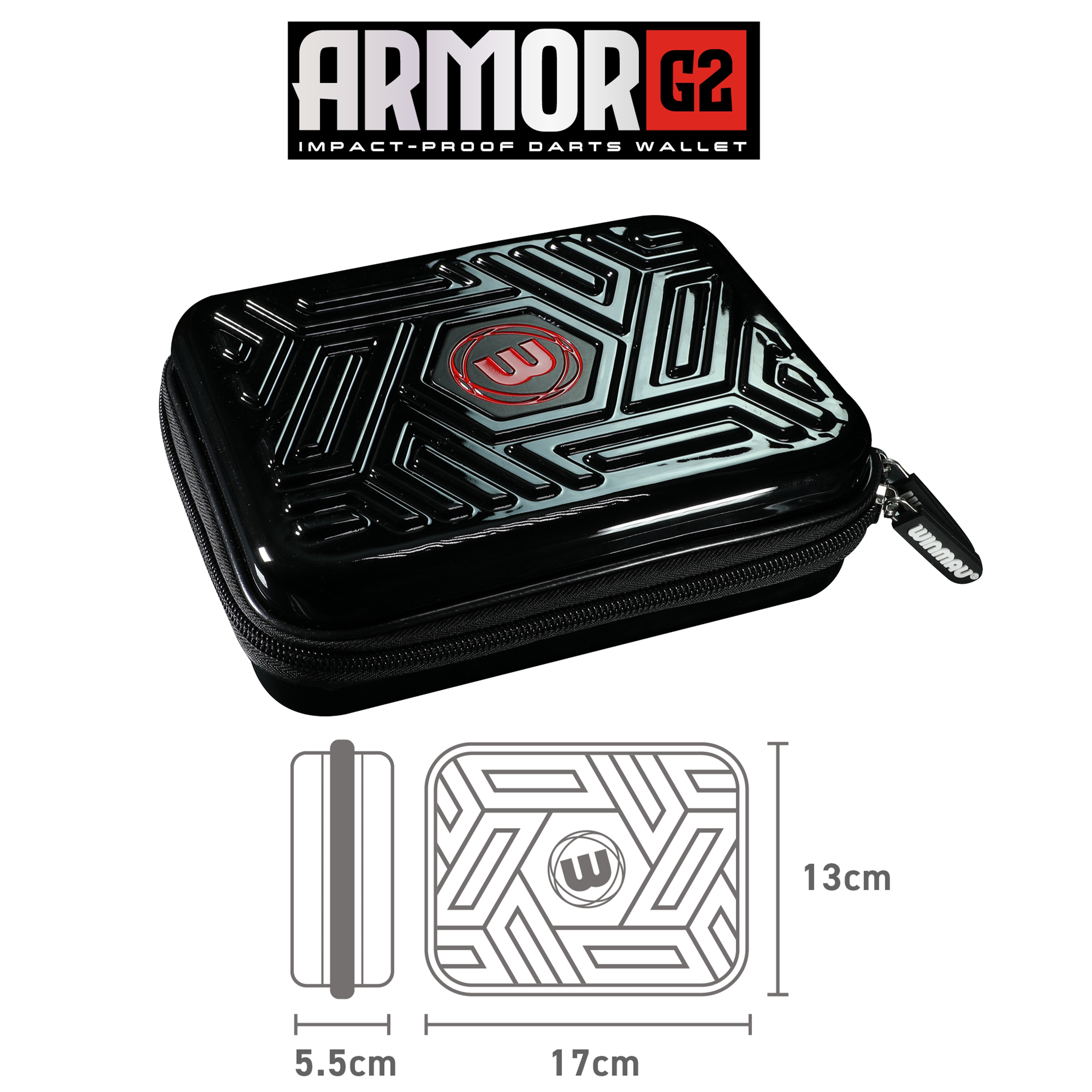 Wimau Armor G2 Dart Wallet - Black