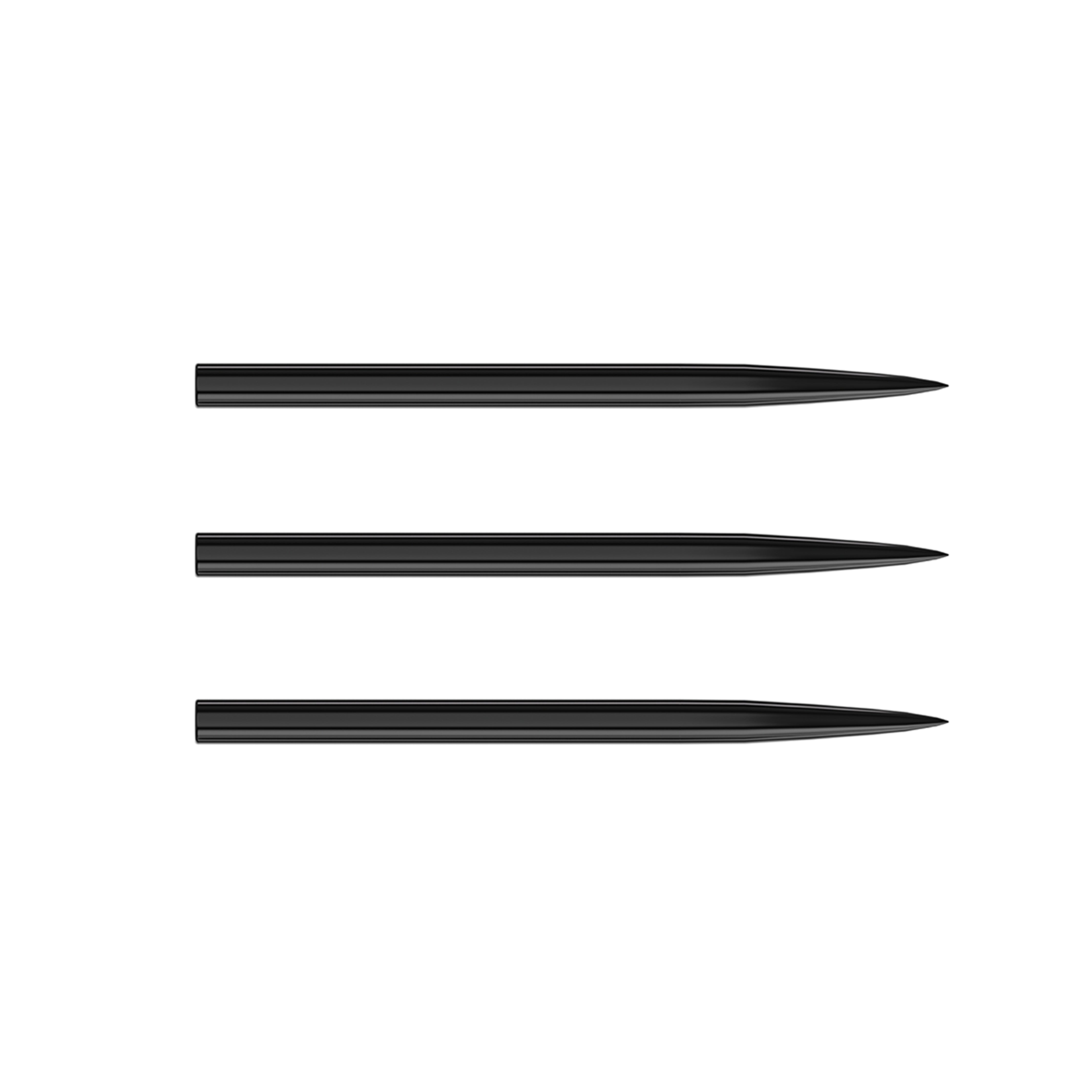 Harrows Black Steel Tip Points - 35mm 38mm 41mm 44mm