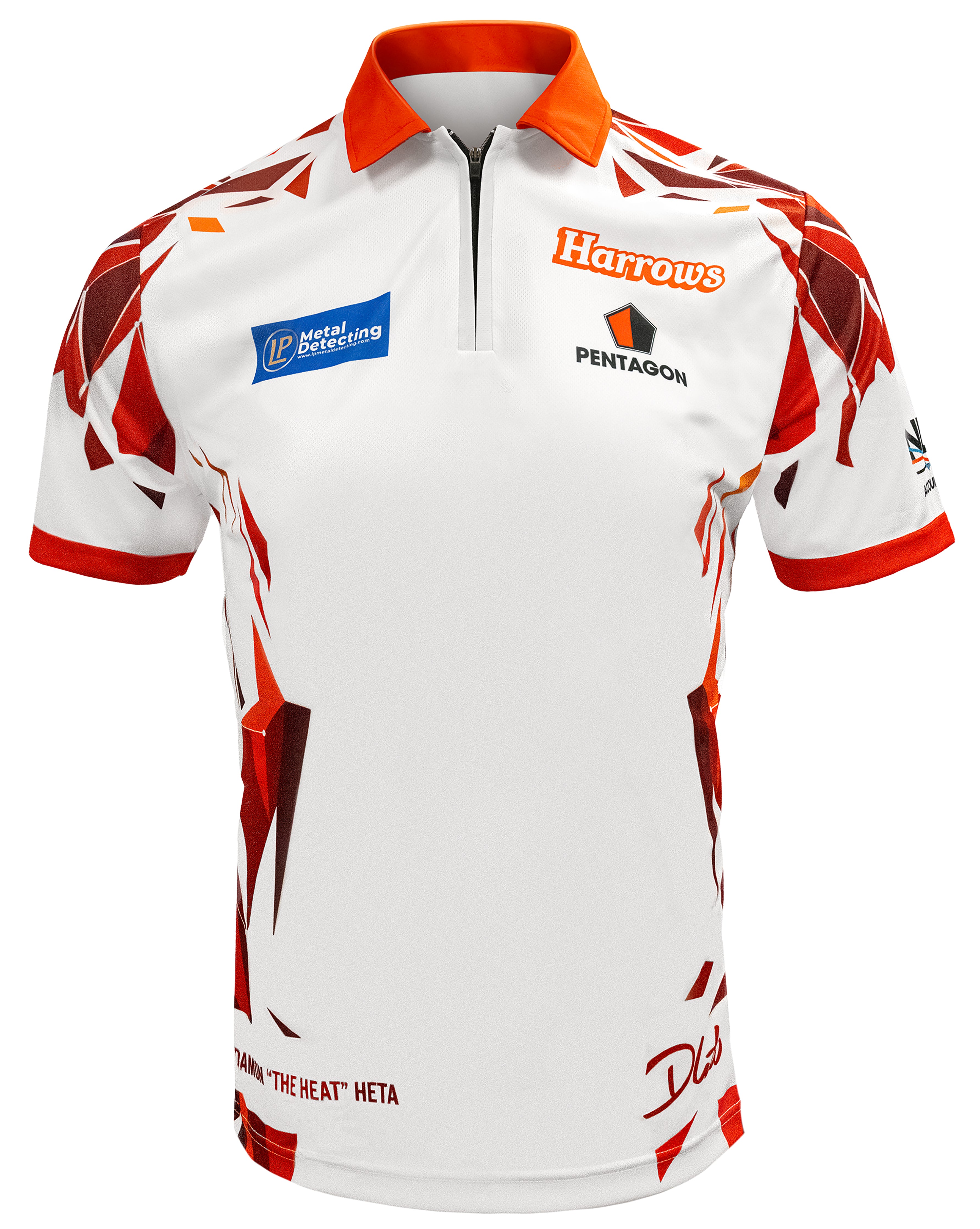 Harrows Damon 'Heat' Heta - Player Dart Shirt - Small - 5XL