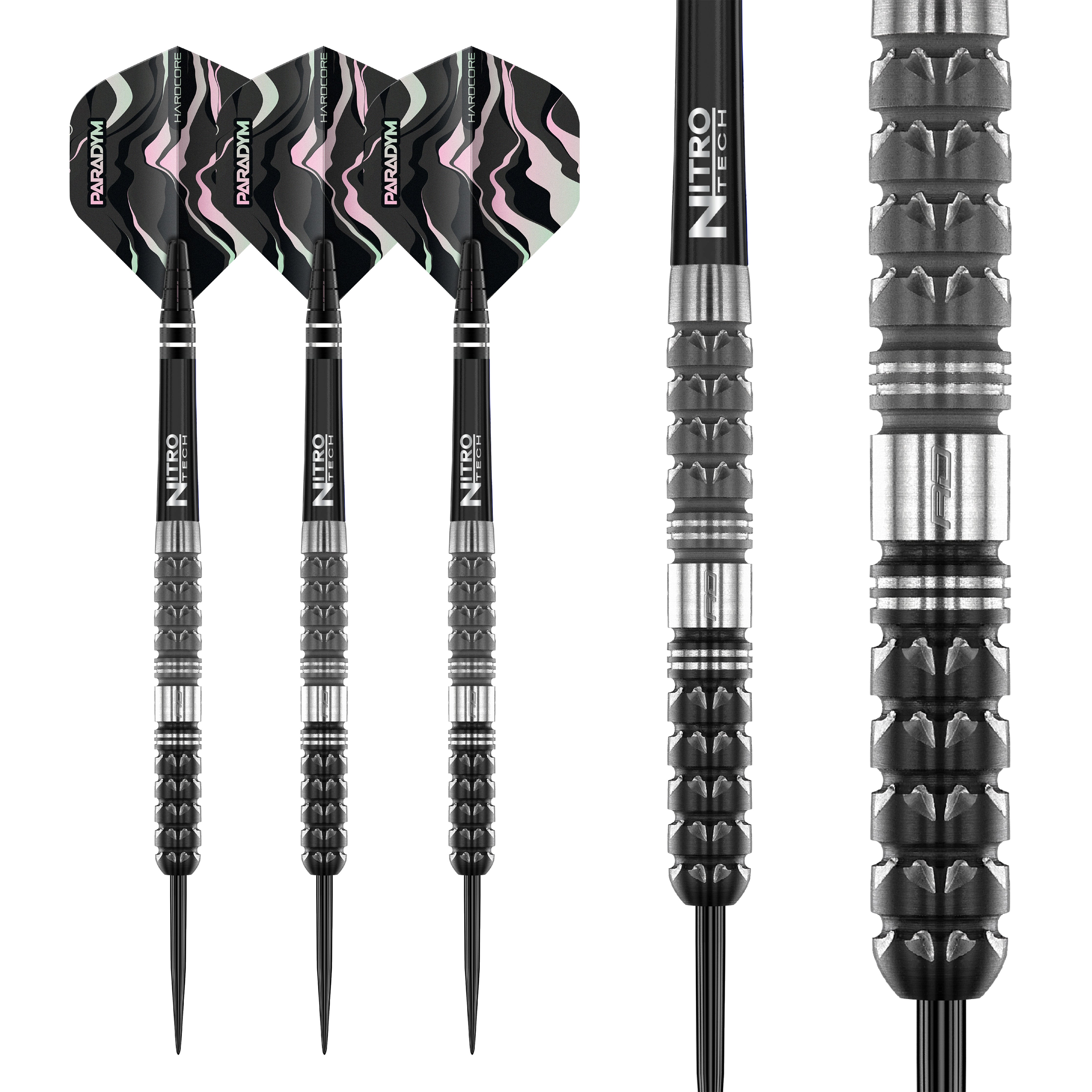 Red Dragon darts 2025 Paradym 21g スティール Red Dragon Paradym Tapered Steel Tip Darts - 90% Tungsten - 21g 23g 25