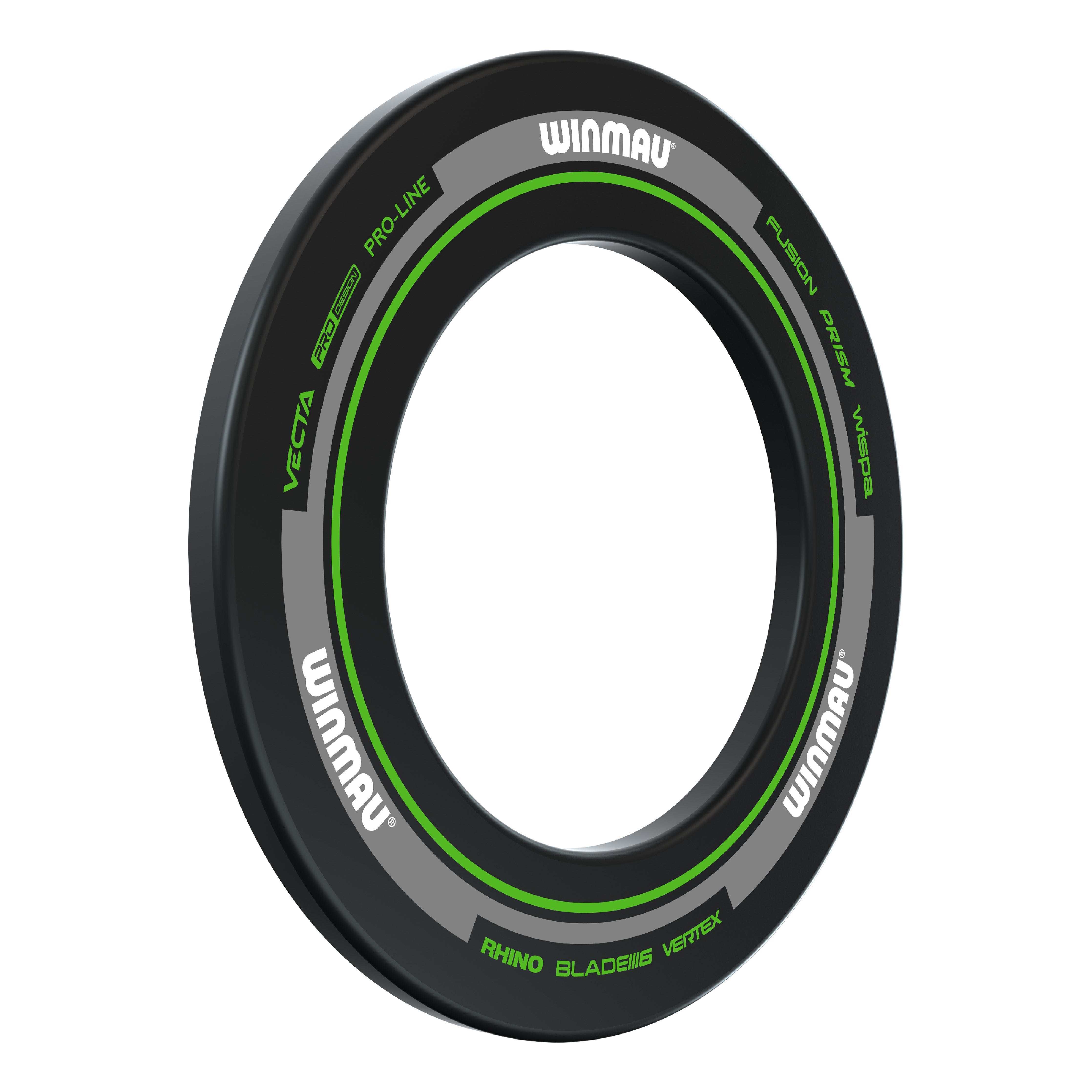 Winmau Advance Black & Green Dartboard Surround