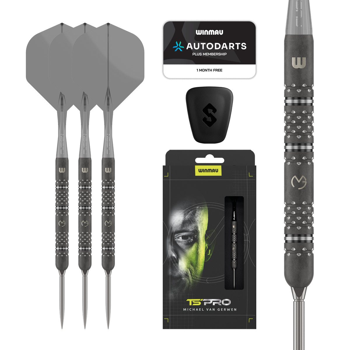 Winmau Michael van Gerwen TS Pro - MVG - 90% Tungsten - Switch Point Darts - 23g 24g 25g