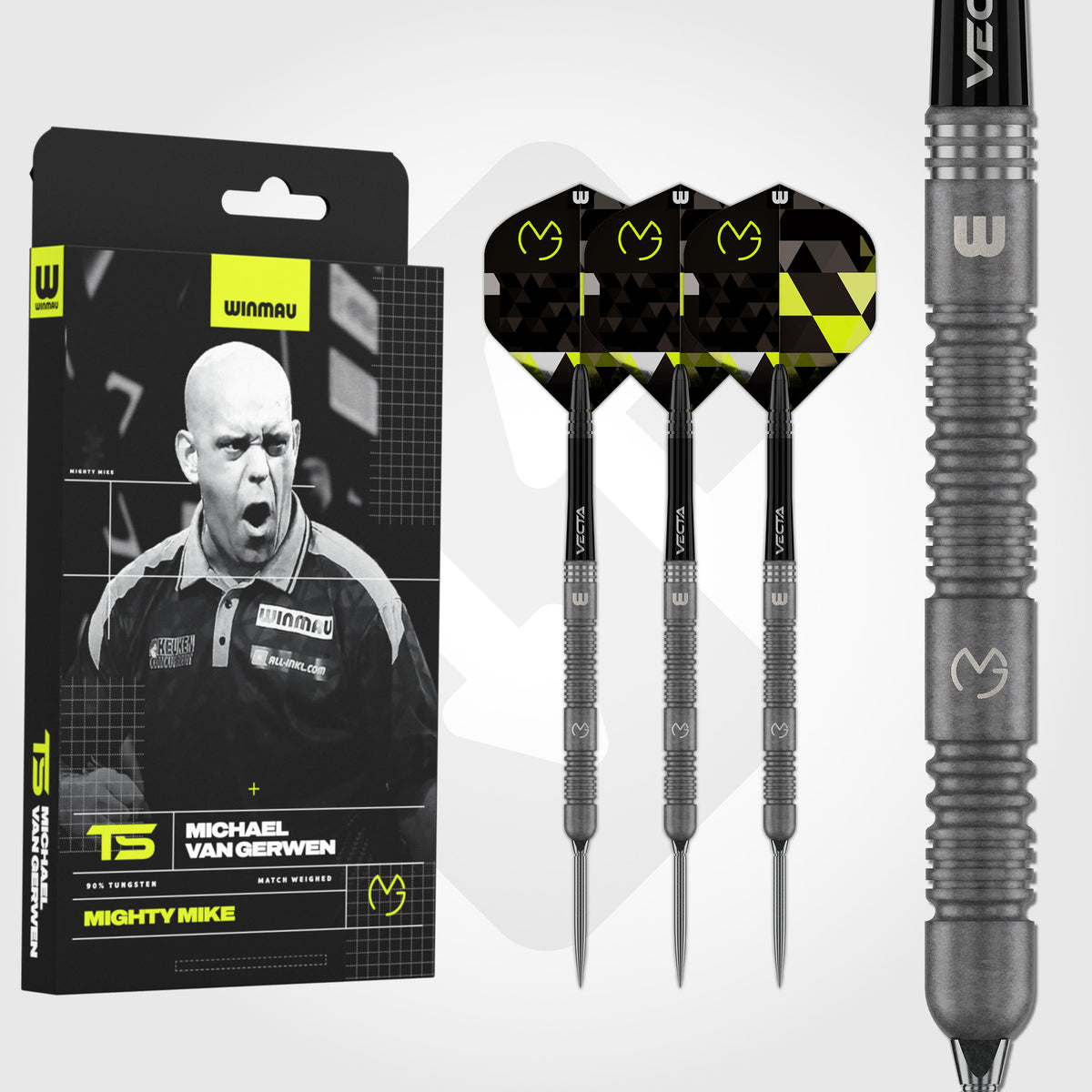Winmau Michael van Gerwen TS - MVG - 90% Tungsten - Switch Point Darts - 21g 23g 25g