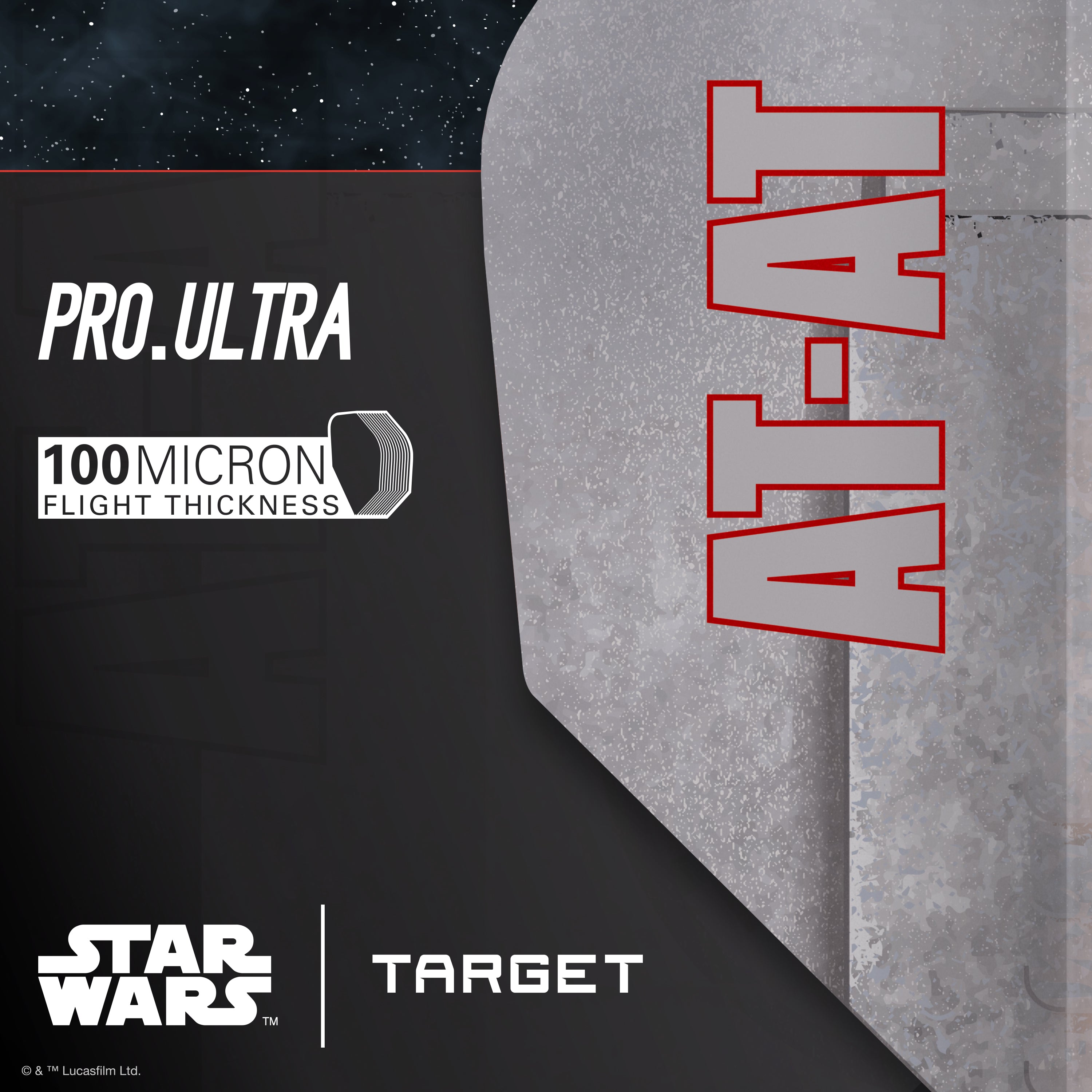 Target Darts Star Wars AT-AT - Pro Ultra - No6 Shape Dart Flights