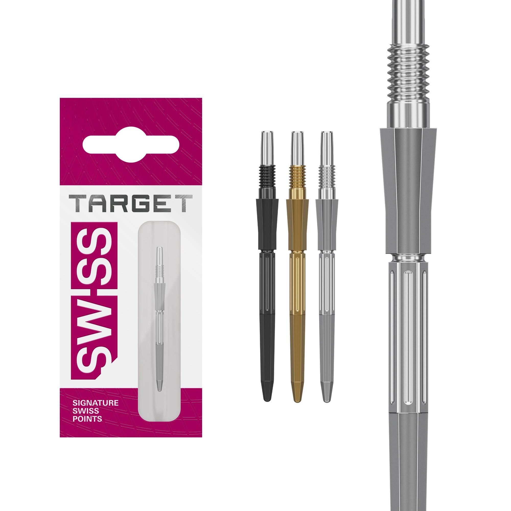 Target Elysian Archetype 43 Swiss Points - Silver, Gold, Black - 30mm 35mm 42mm