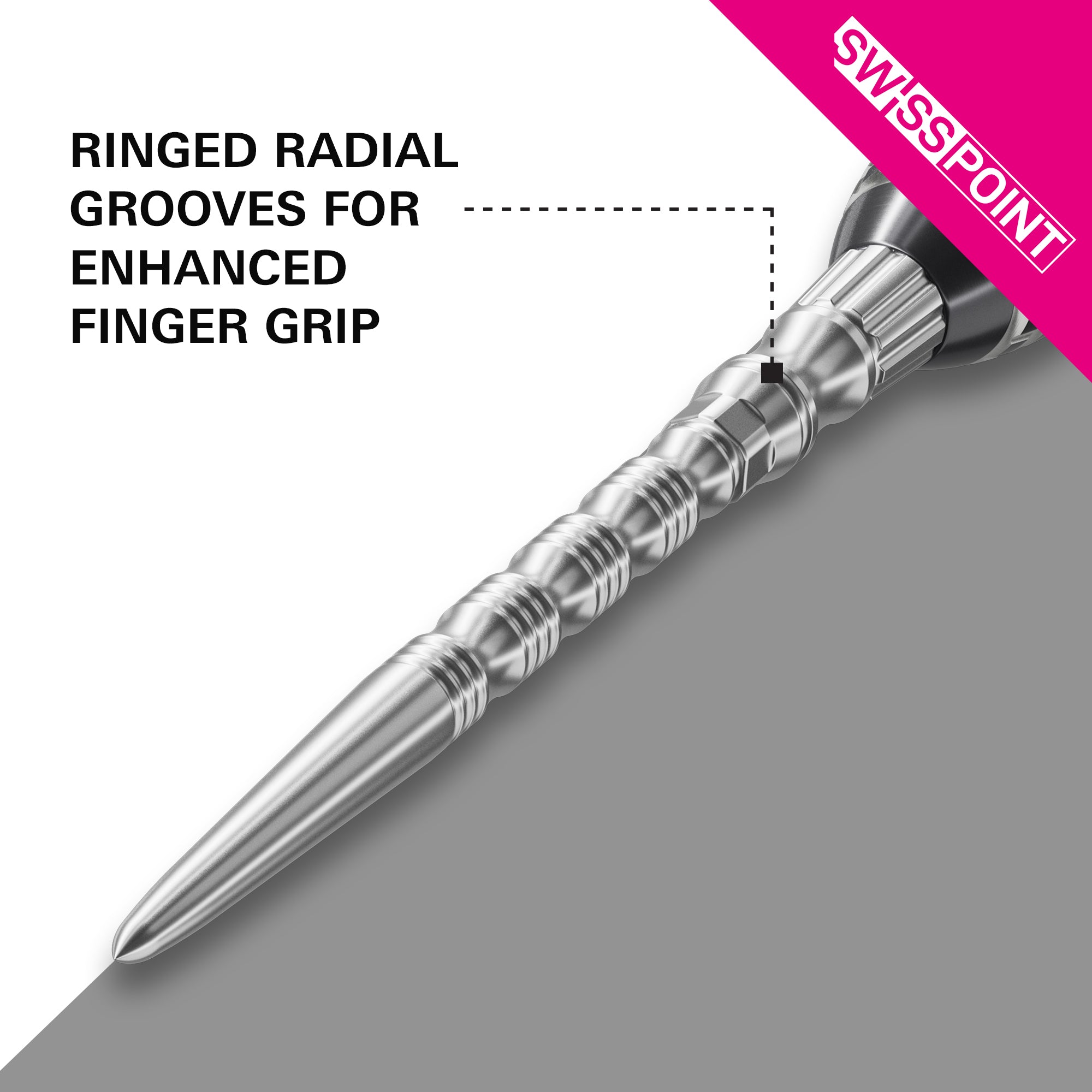 Target Signature Swiss Point - TRB - 30mm 35mm 42mm - Silver, Gold, Black