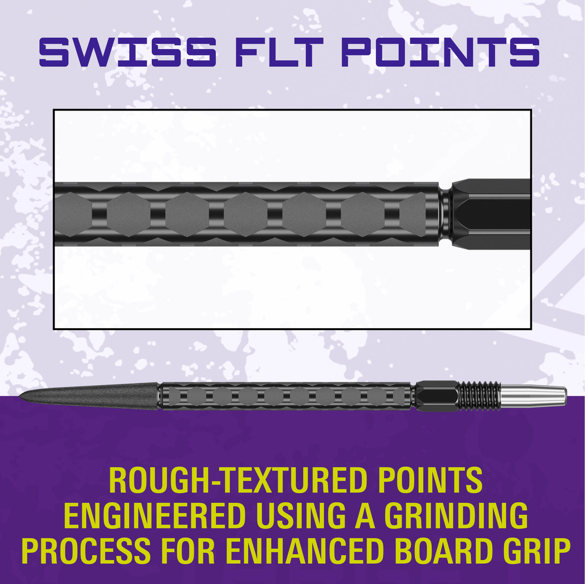 Target Swiss FLT Dart Points - Black - 30mm 35mm 42mm