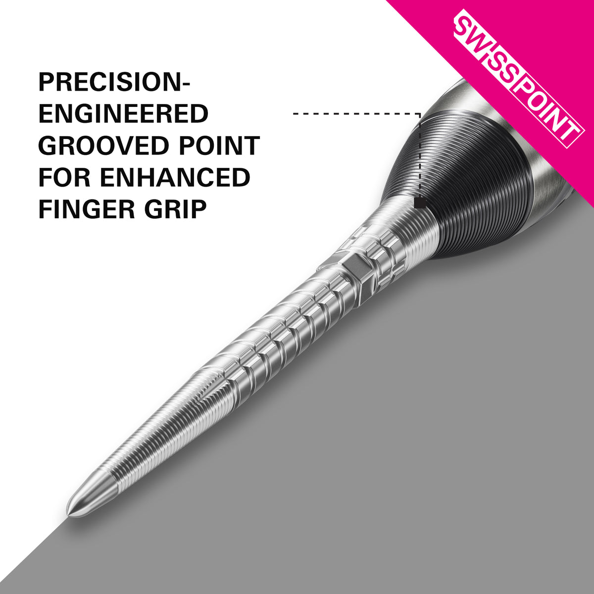 Target Swiss Chrono Storm Dart Points - Silver - 30mm 35mm 42mm