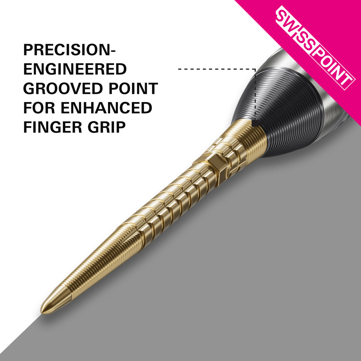 Target Swiss Chrono Storm Dart Points - Gold - 30mm 35mm 42mm