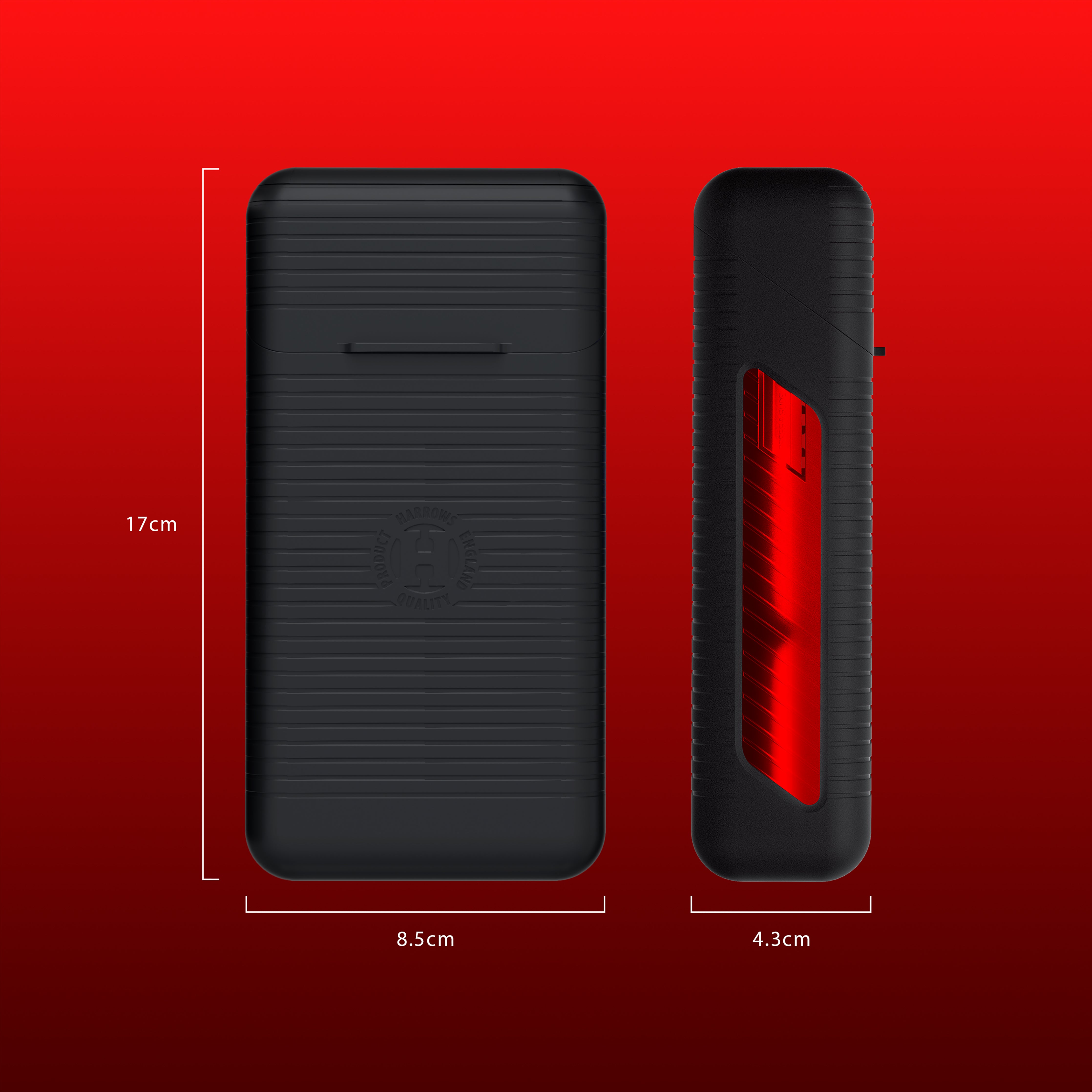 Harrows Vault Dart Case - Red