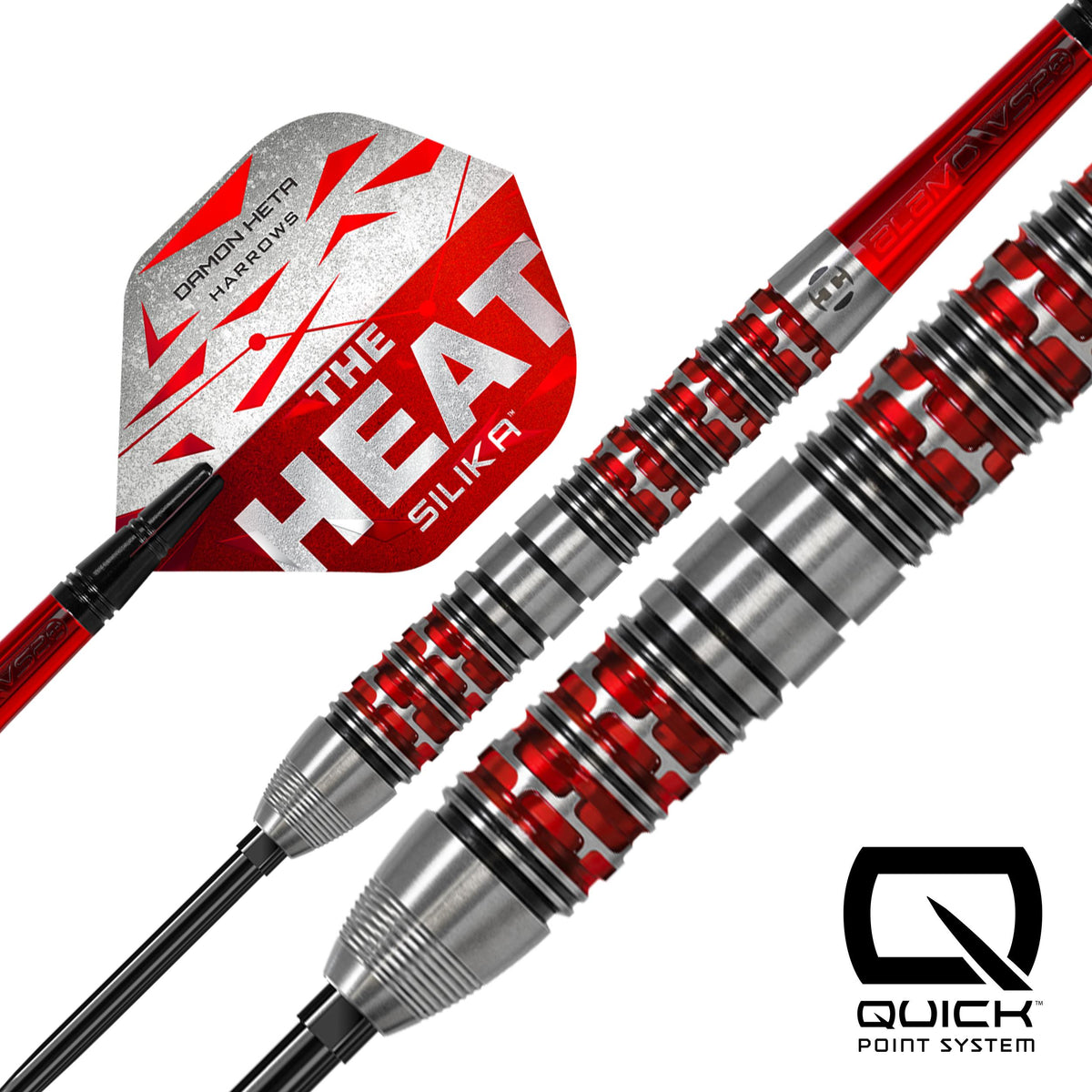 Harrows Damon Heta - Series 3 - 90% Tungsten - Quick Point Darts - 21g 23g 25g