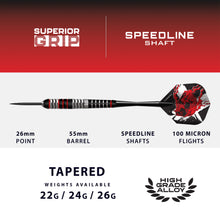 Harrows Heavy Metal - Stainless Steel Darts Set - 22g 24g 26g