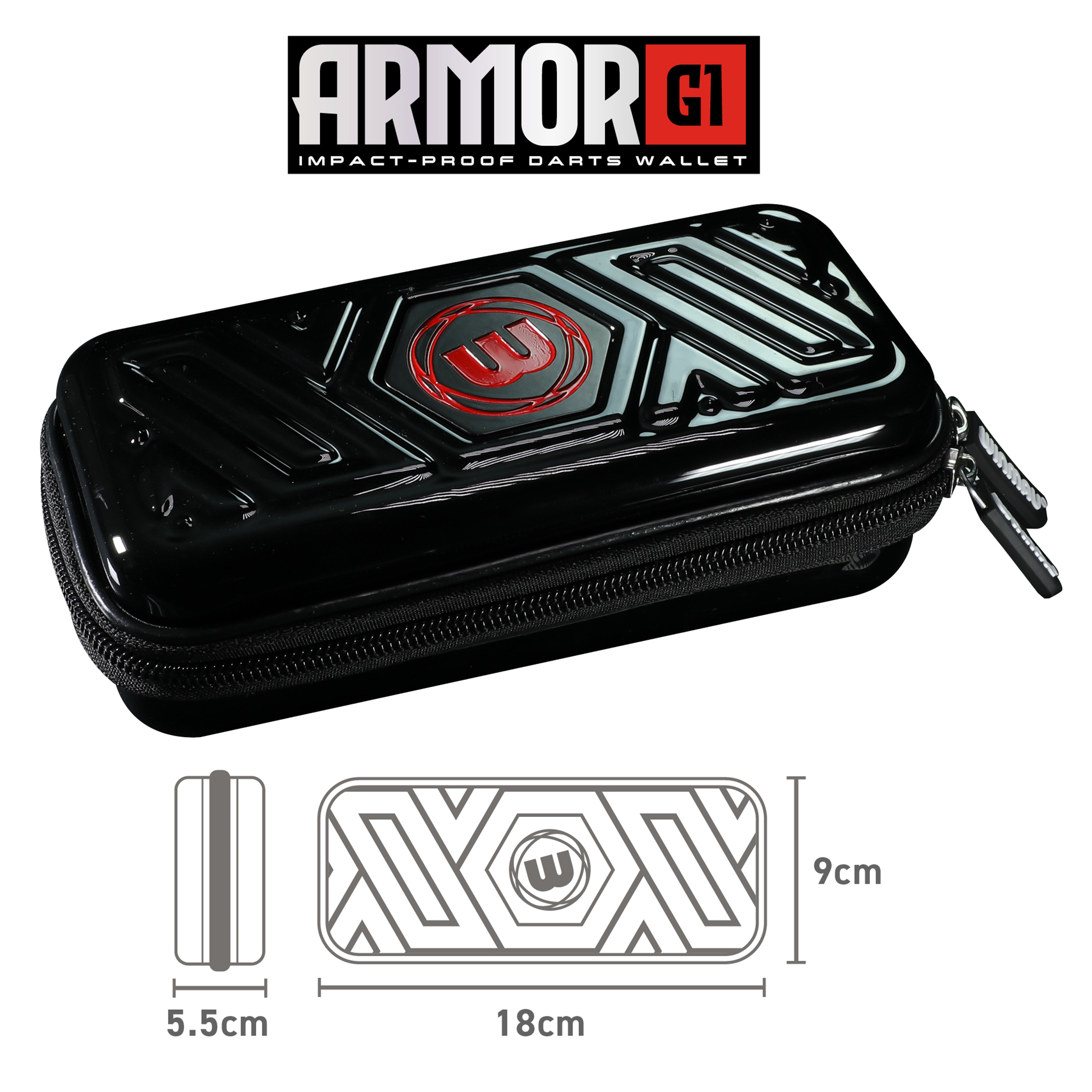 Wimau Armor G1 Dart Wallet - Black
